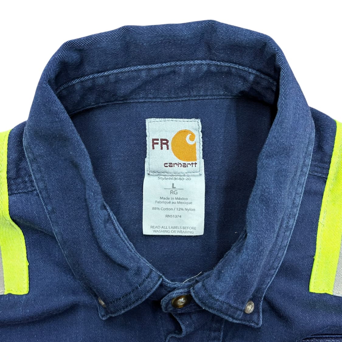 (L) 칼하트 FR 파이어맨 워크 셔츠 상품이미지4