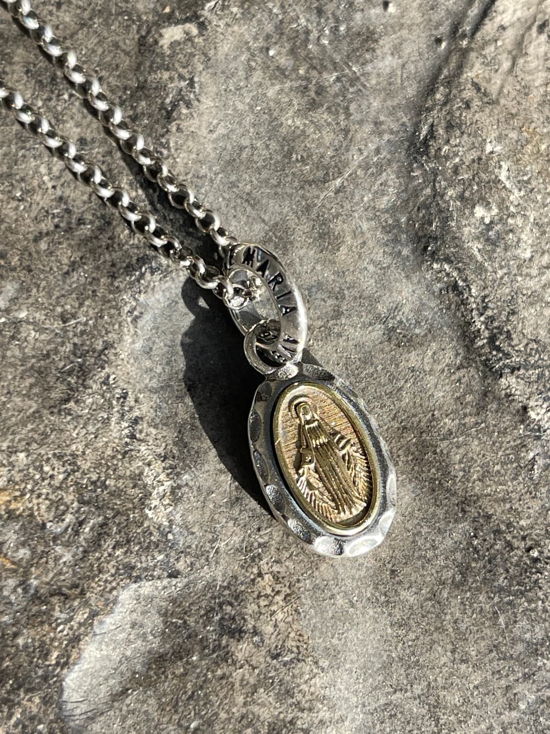 (925 Silver) 빈티지 마리아 목걸이  상품이미지2