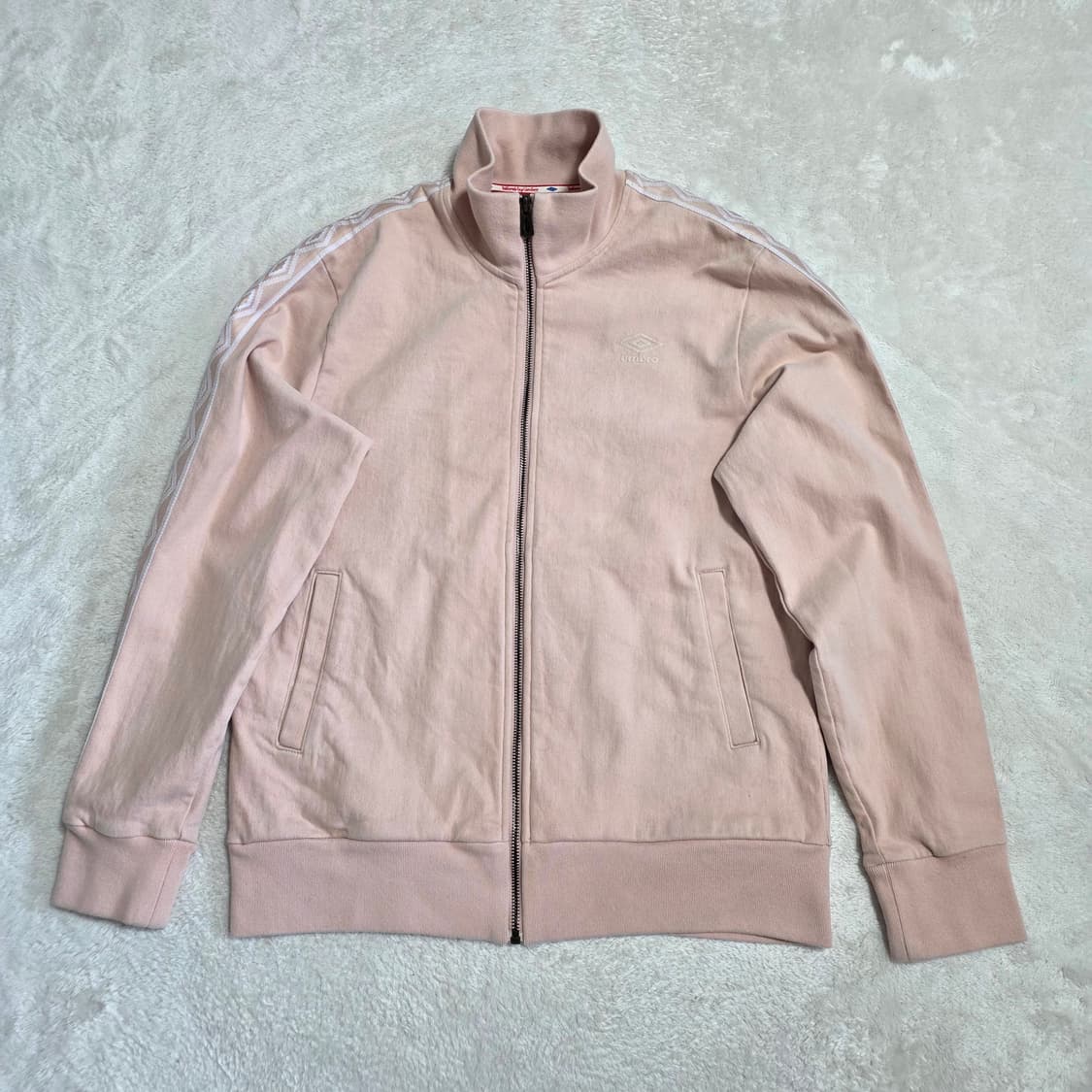 (L)엄브로 져지 트랙탑 자켓 공용 핑크 상품이미지1