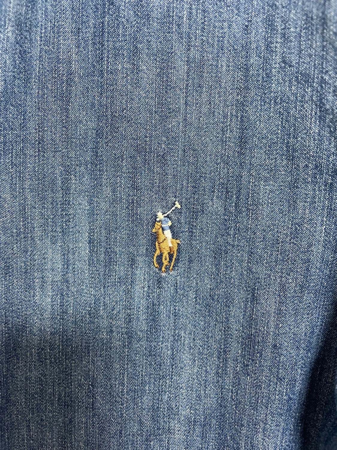 폴로 멀티포니 데님셔츠(클래식핏 S) 상품이미지5