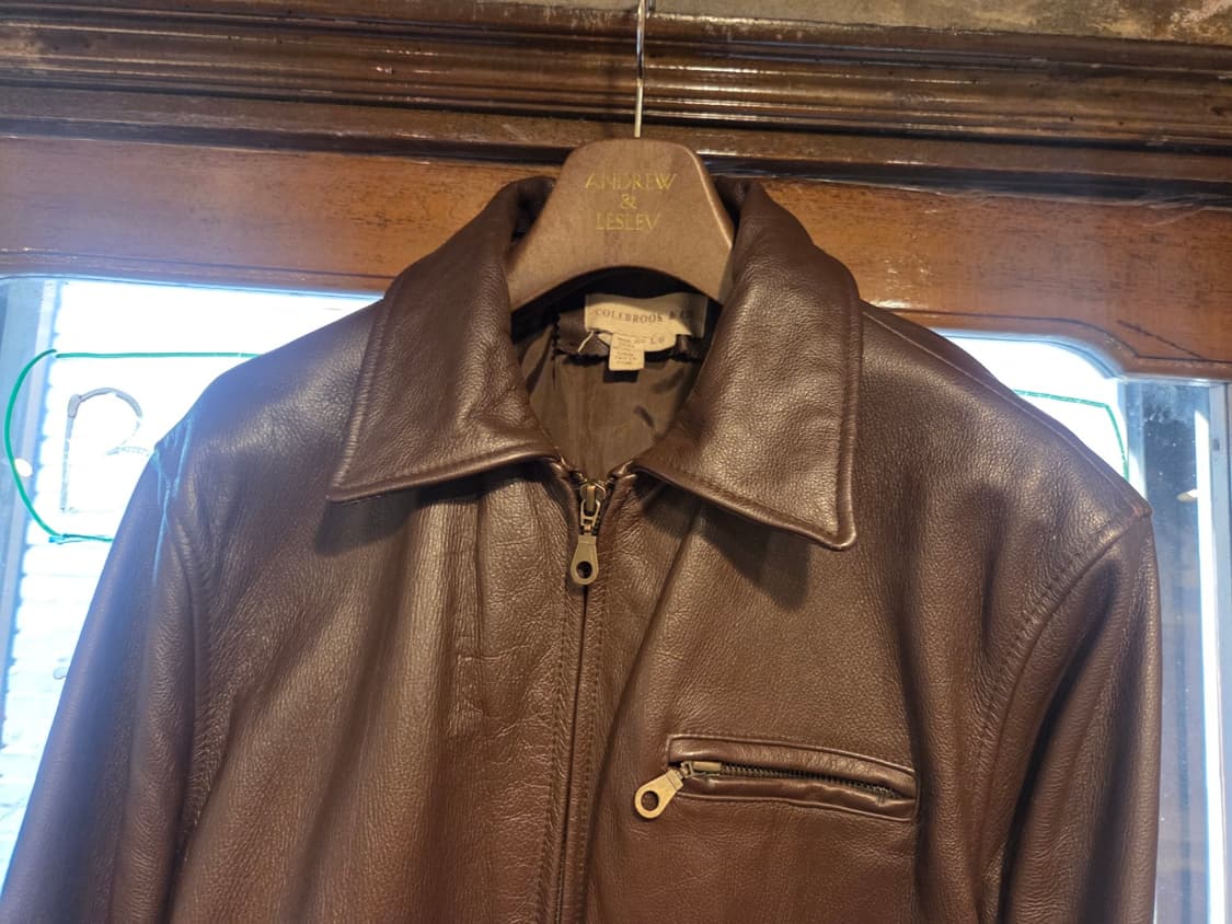 COLEBROOK&CO 그레인레더 싱글라이더자켓 상품이미지2