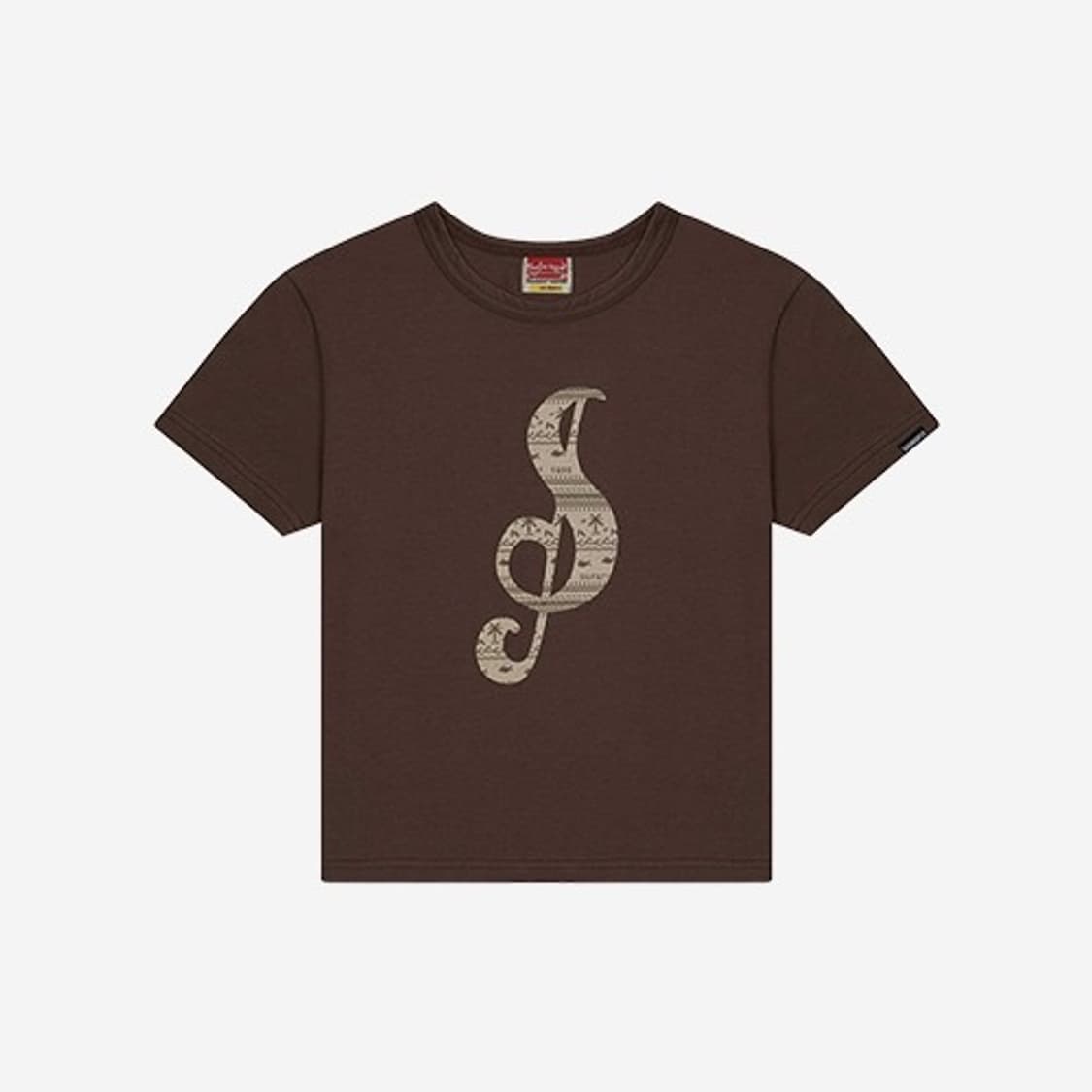 [Safarispot] Clef bandana Tee (BROWN) 상품이미지1