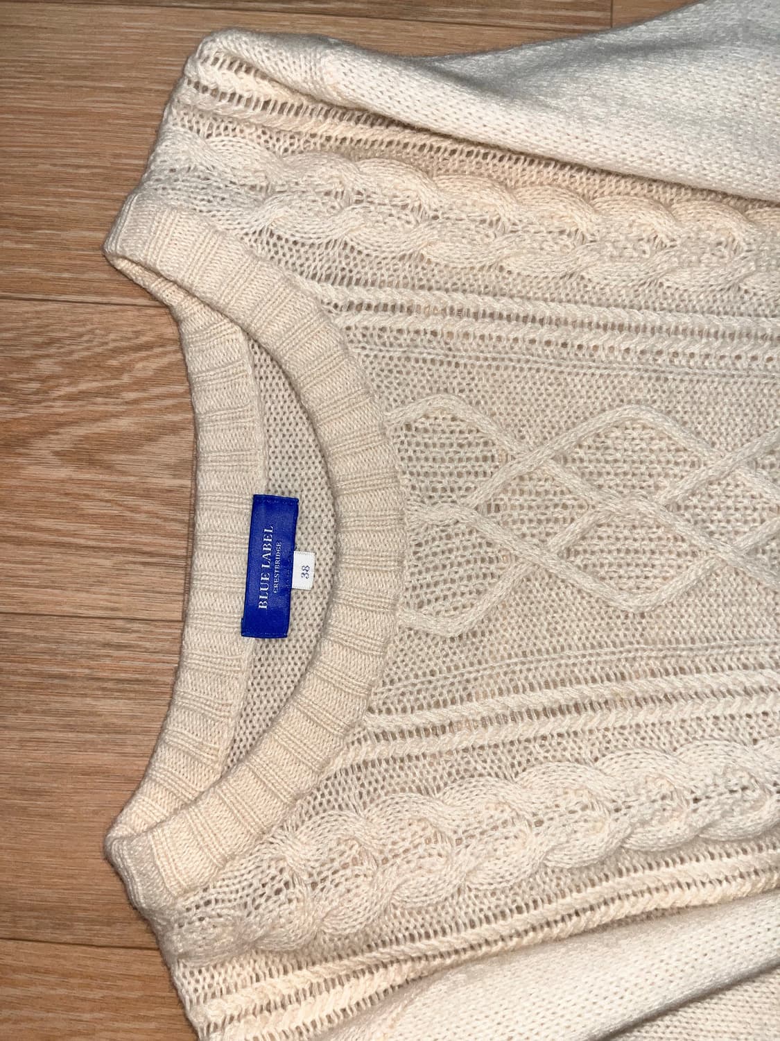 버버리 블루라벨 38 니트 정품 상품이미지4