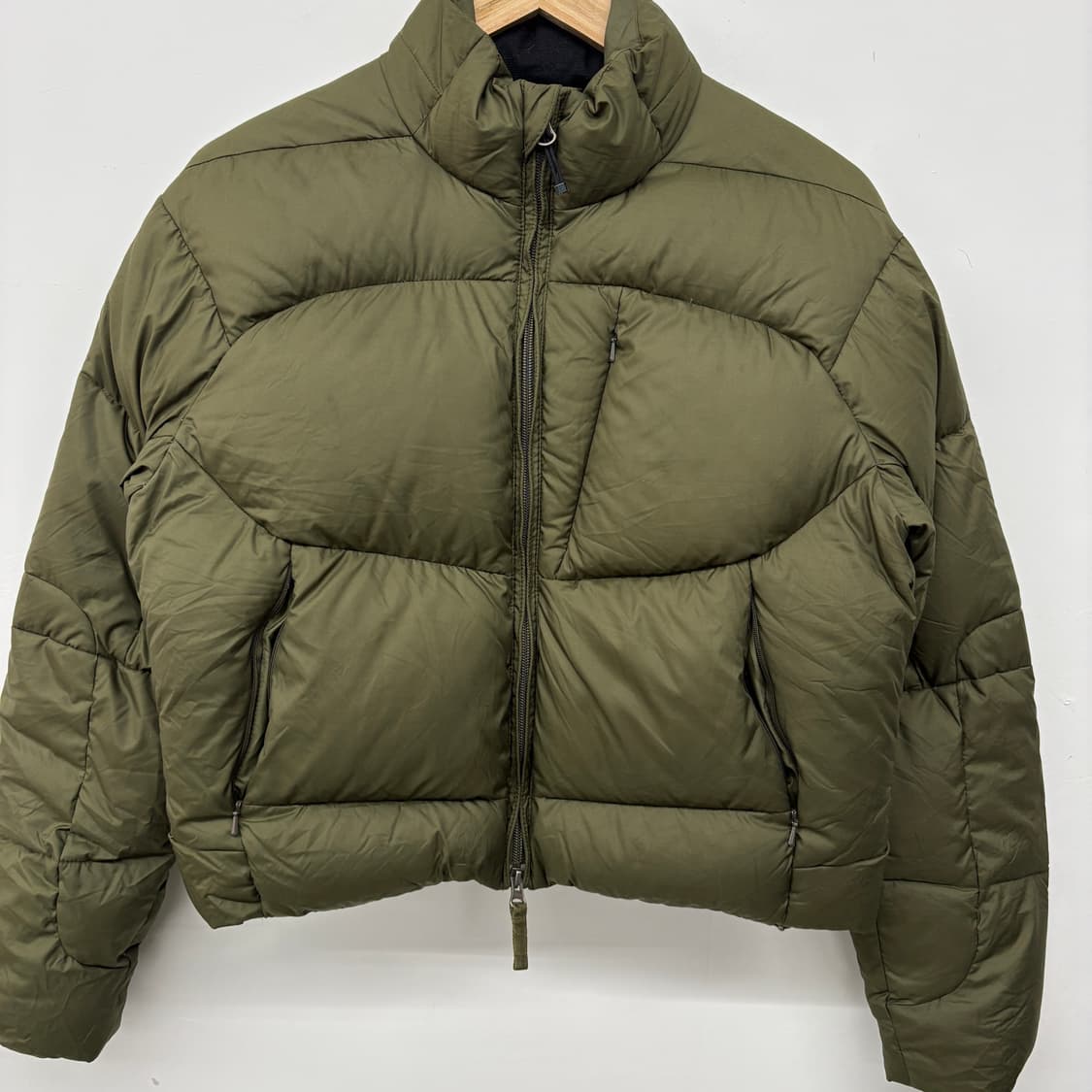 폴로 랄프로렌 숏패딩 점퍼 카키색 여m 상품이미지2