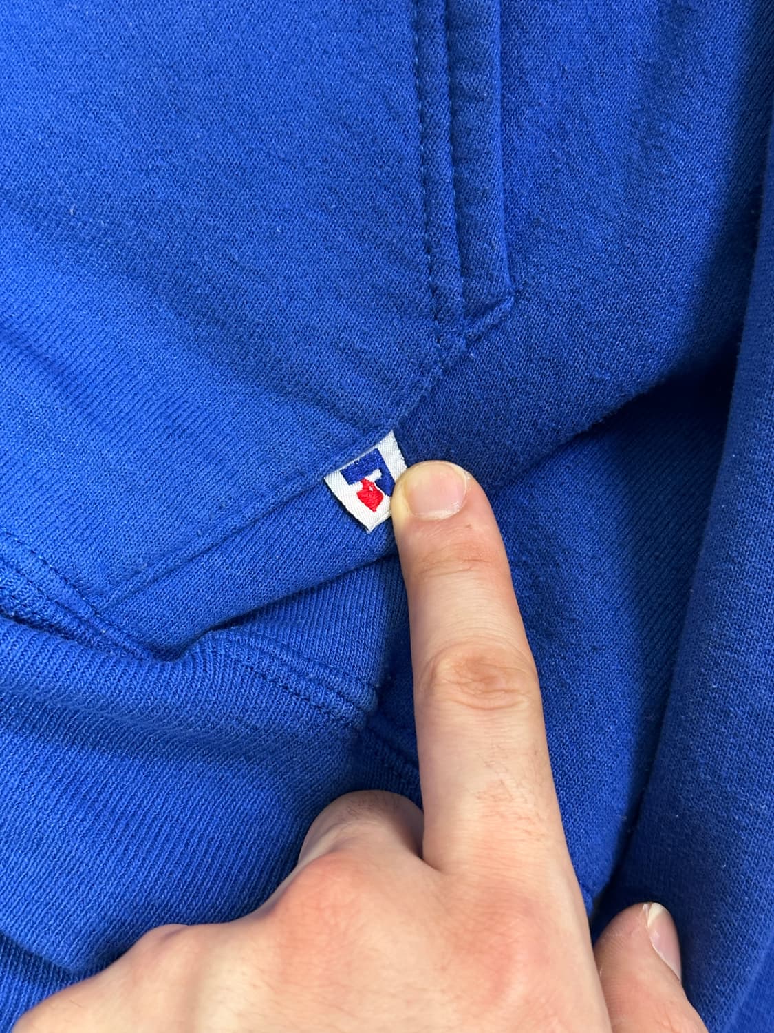 러셀 후드티 로얄 블루 L 상품이미지3