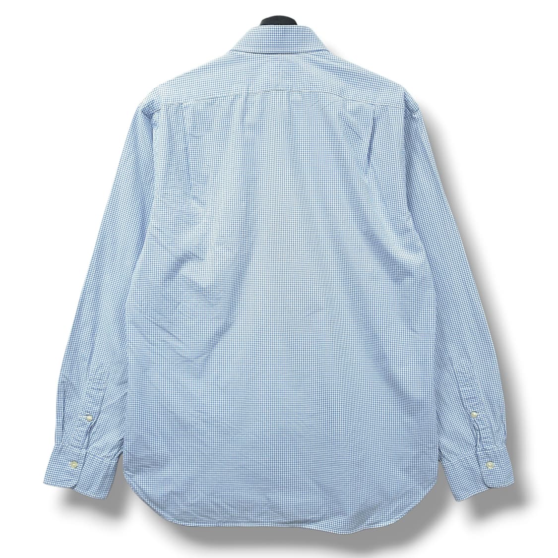 [105/XL] 폴로 블루 깅엄 체크 포플린 긴팔셔츠 상품이미지2
