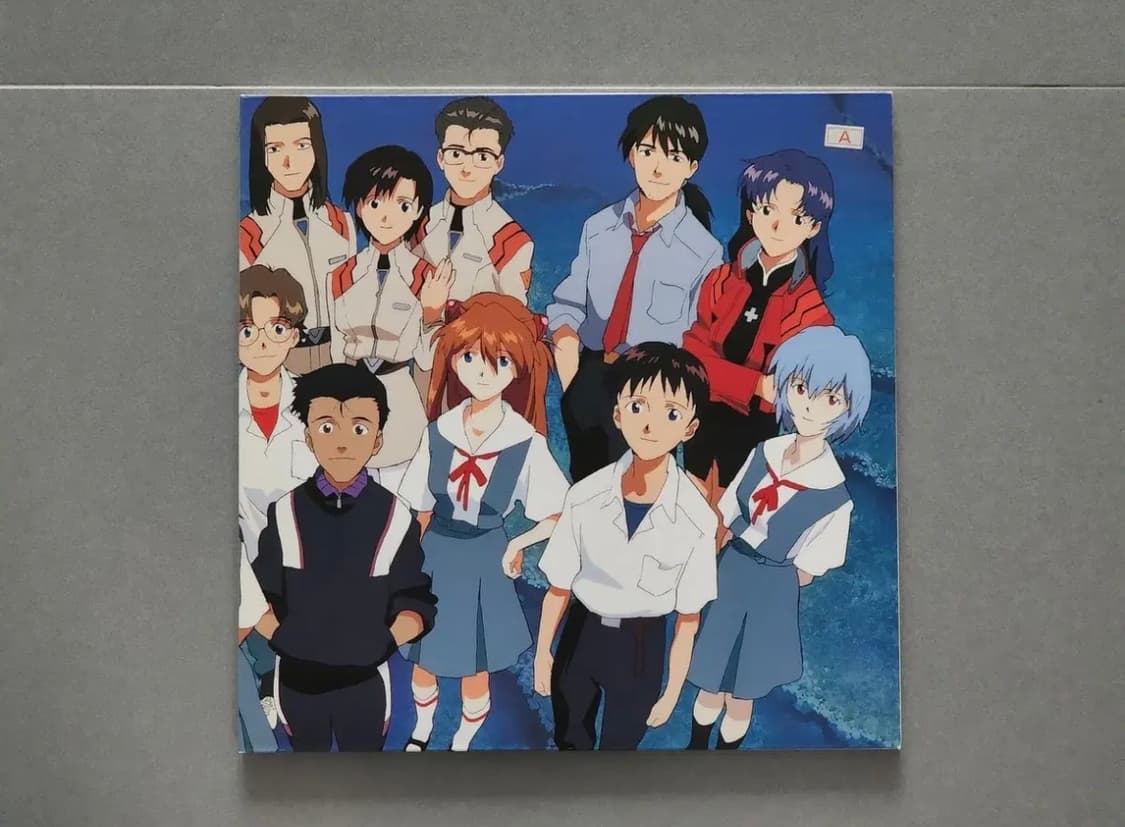 [F] 에반게리온 TV판 LD 최종화 전 출연자 일러스트 상품이미지1