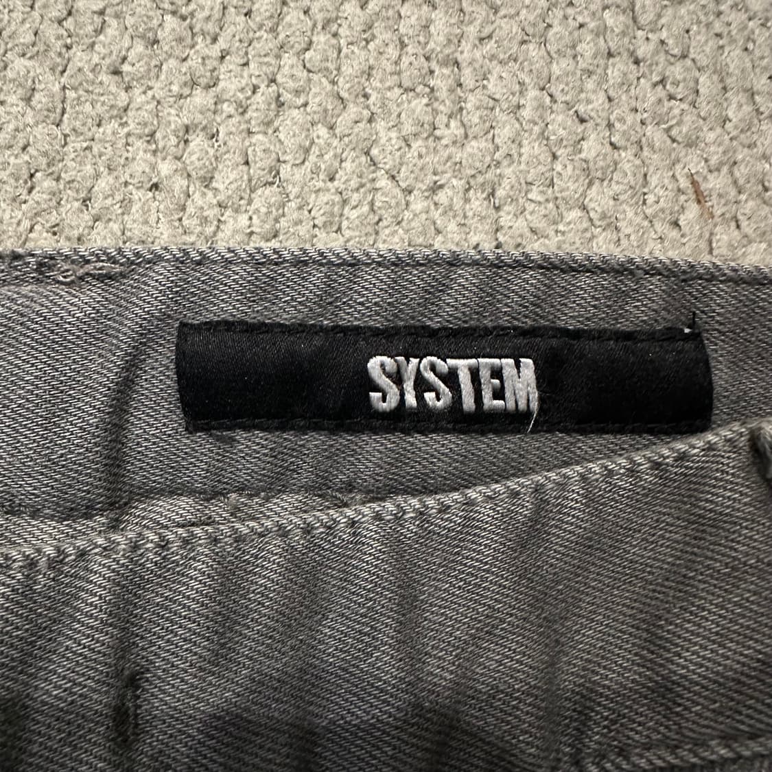 시스템 SYSTEM 바이커 팬츠 상품이미지6