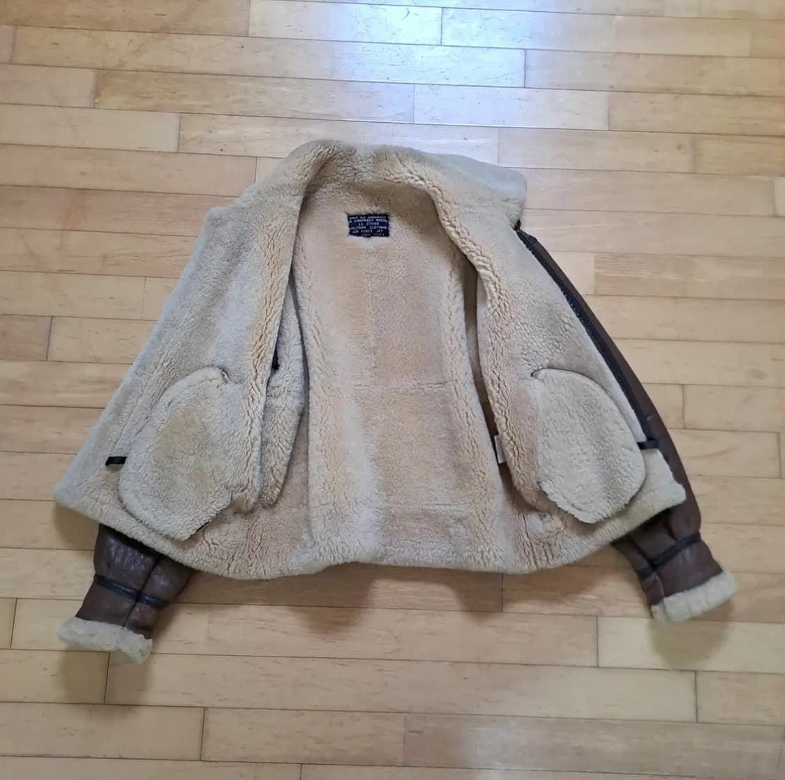 B-3 양가죽 양털 무스탕 자켓 상품이미지8