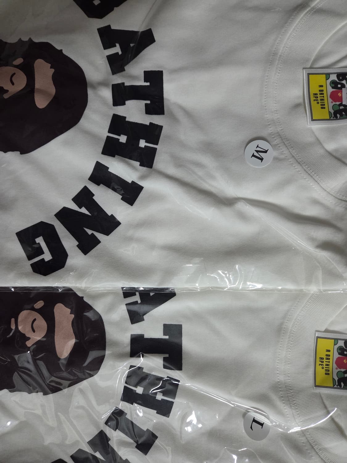 베이프 M,L 반팔  상품이미지1