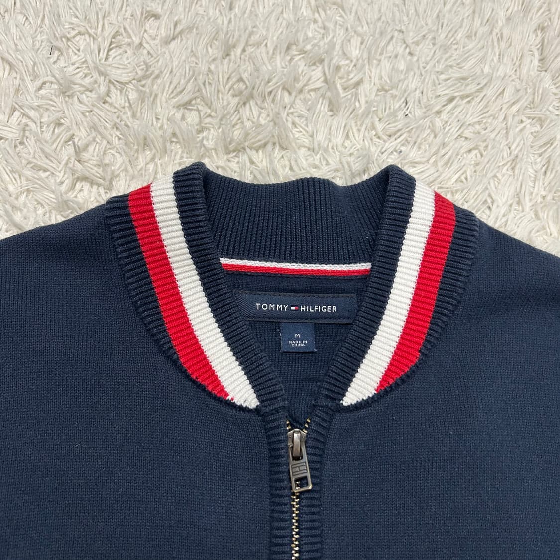 Tommy Hilfiger Navy Knit Zip-up 상품이미지6