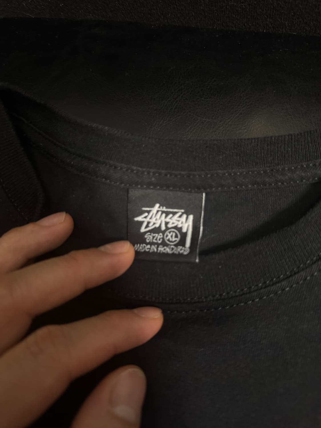 스투시 stussy 피스앤 프로스페리티 블랙 XL 상품이미지5