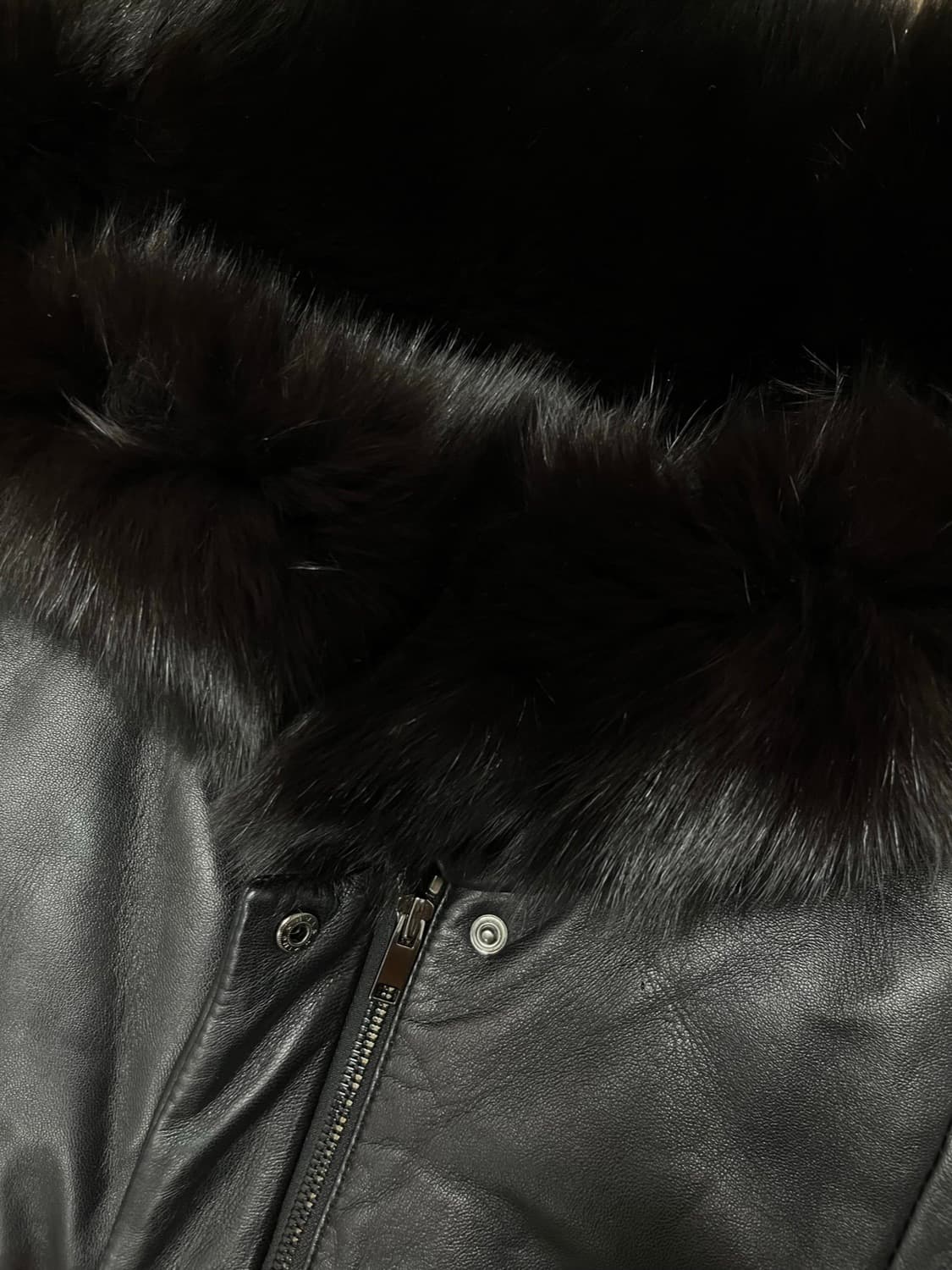 ROBO 폭스퍼 양가죽 구스다운 패딩 코트 88 상품이미지3