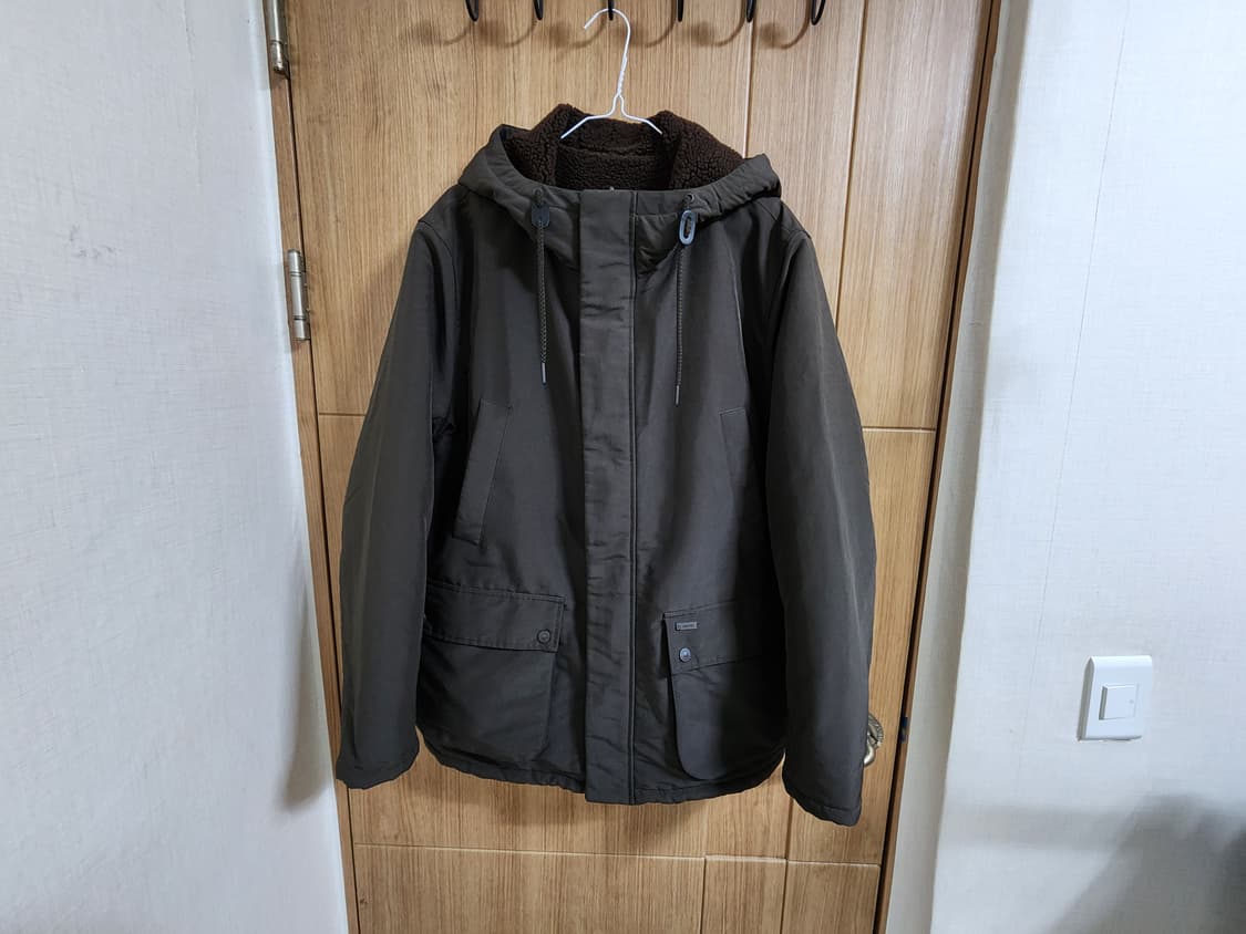 (M)빈폴맨 리버서블 뽀글이 후드 점퍼 상품이미지1