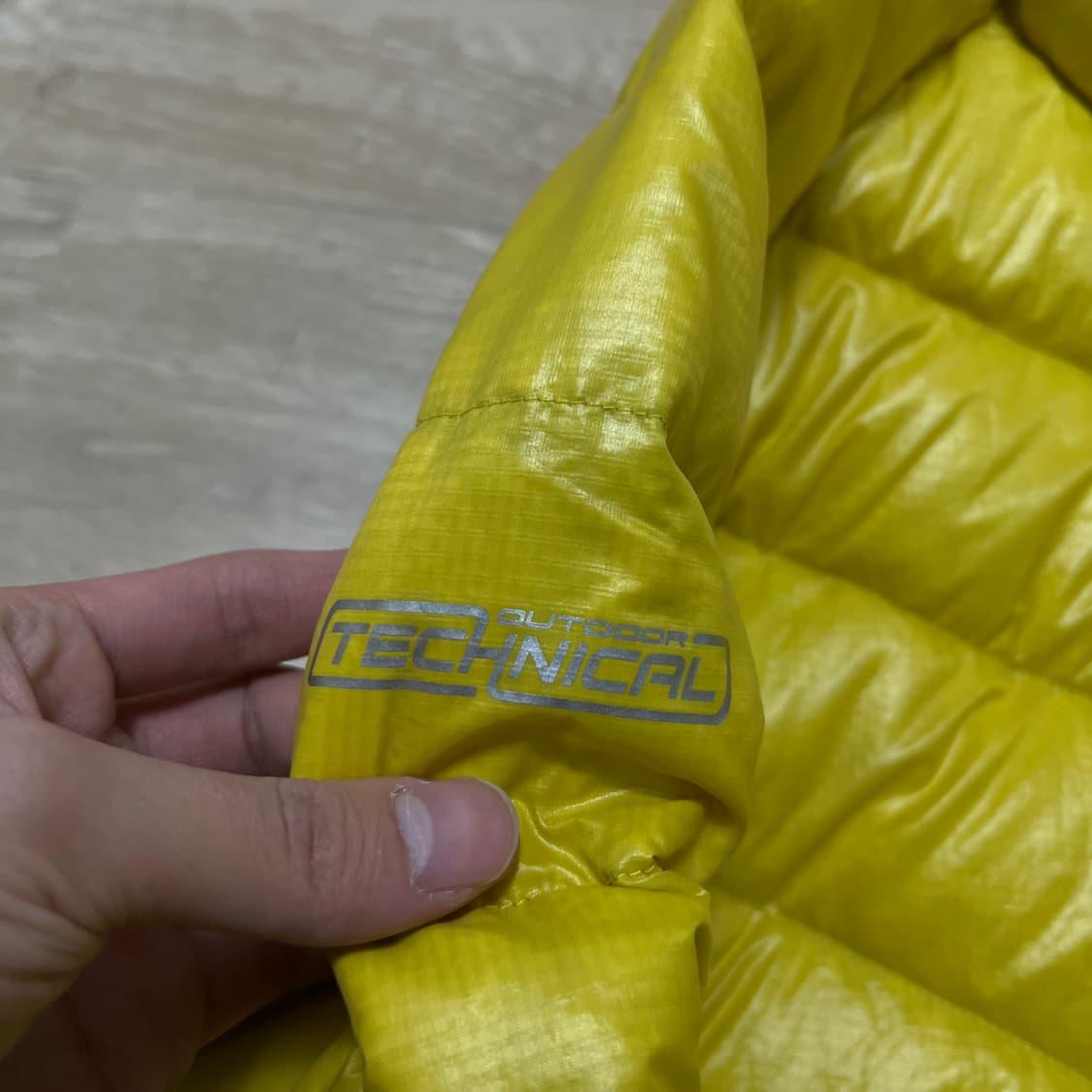 프라우스 여성 아웃도어 테크니컬 구스다운 경량패딩 [옐로우] L/100 상품이미지6