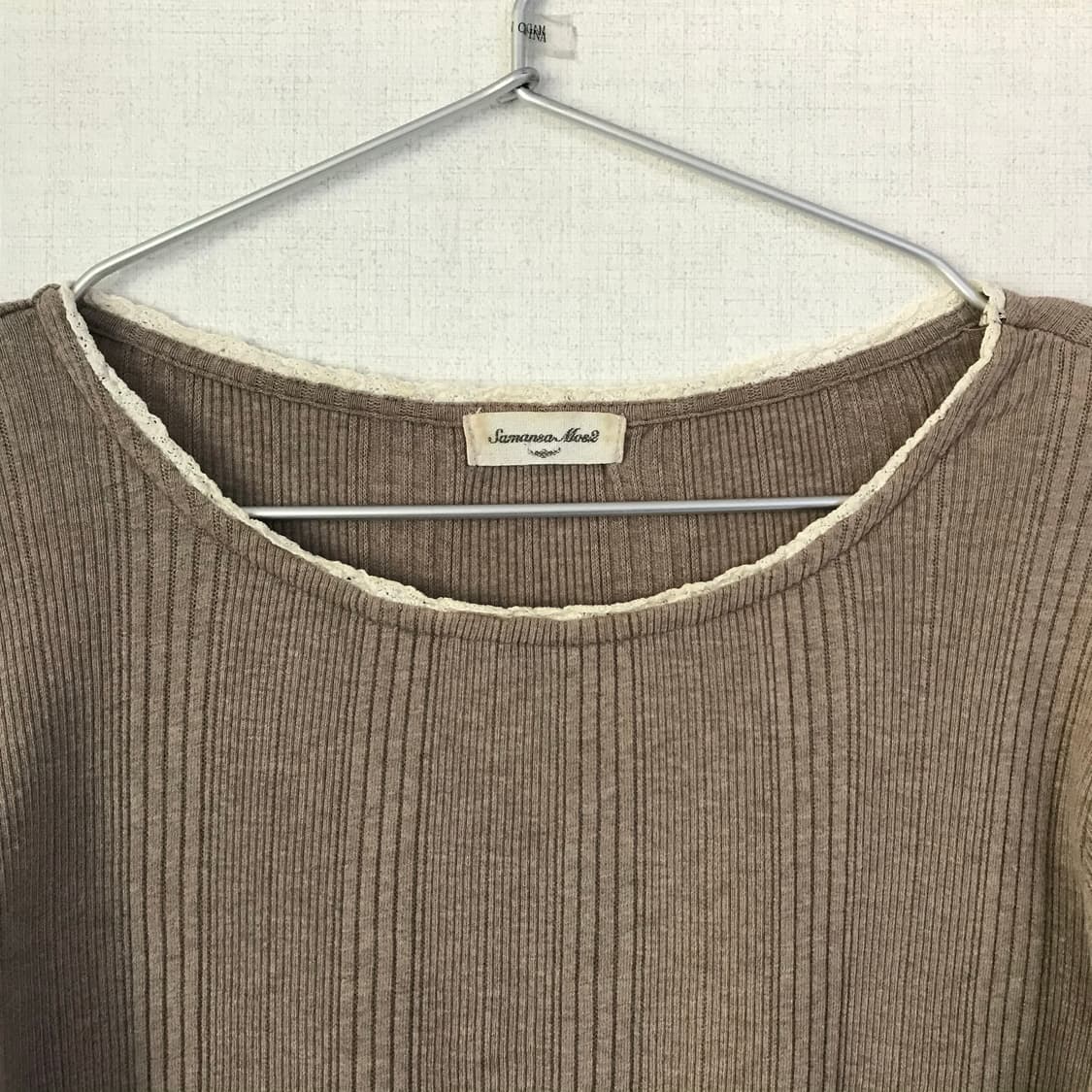 빈티지 베이지 레이스 탑 상품이미지2