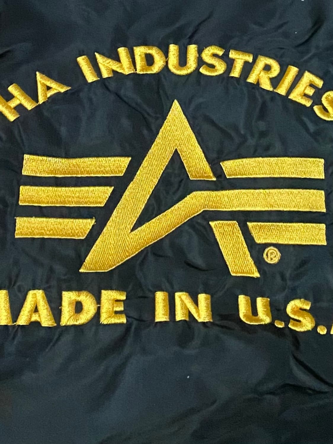 알파인더스트리 빈티지 ma-1 리버시블 항공자켓 XL 상품이미지6