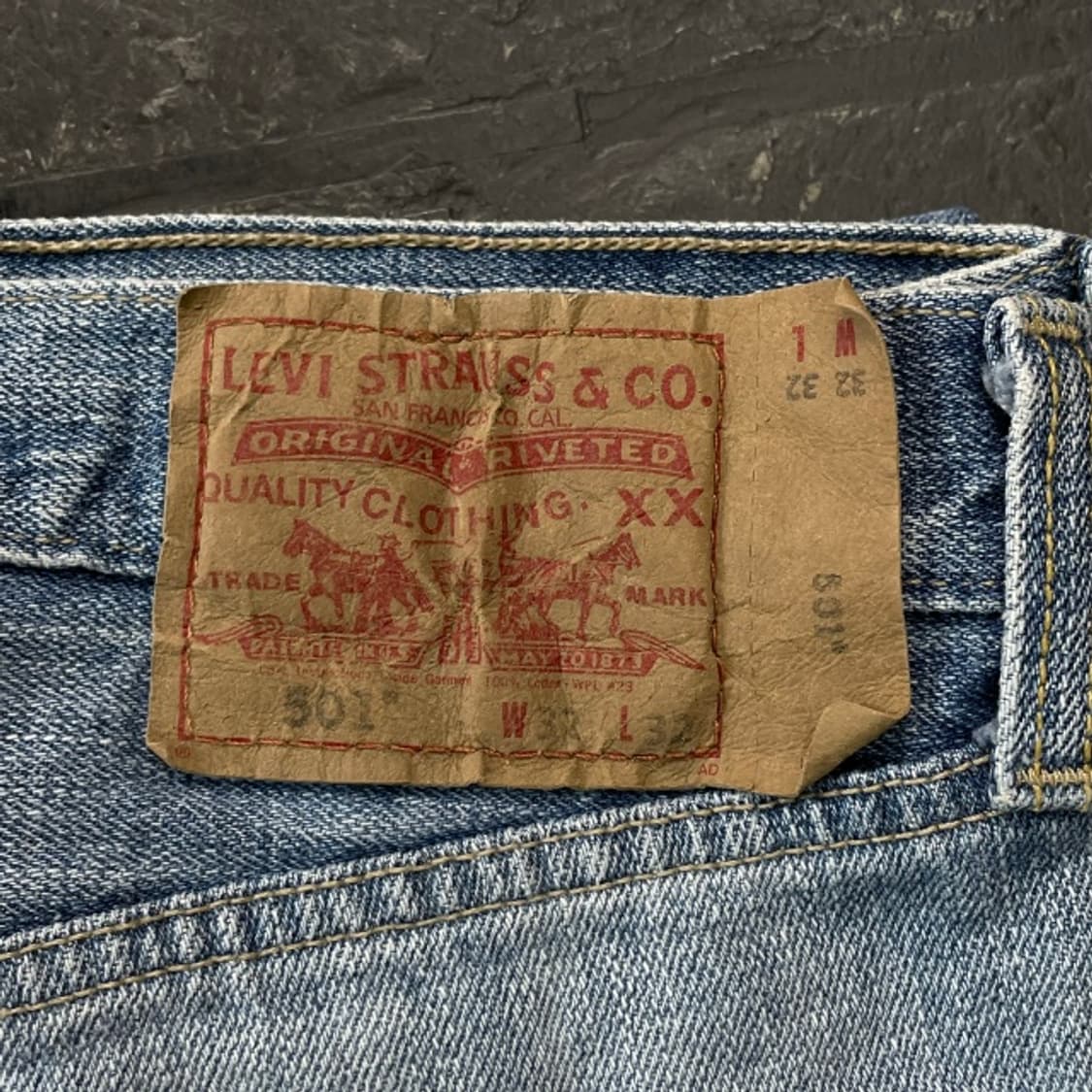 32 리바이스 501 멕시코산 청바지 상품이미지5