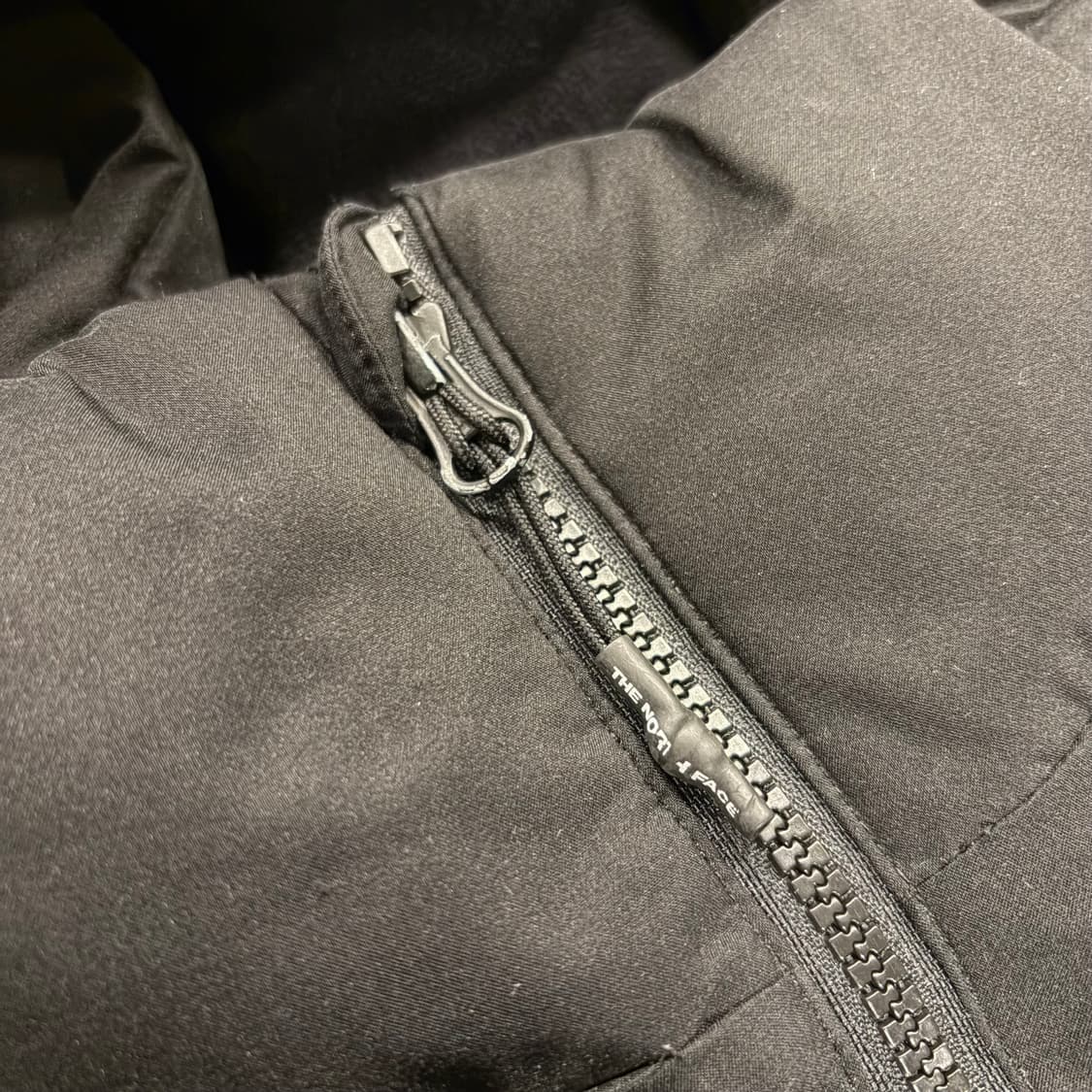 [L] 노스페이스 화이트라벨 멘톤 블랙 후드 패딩 자켓 B429 상품이미지5