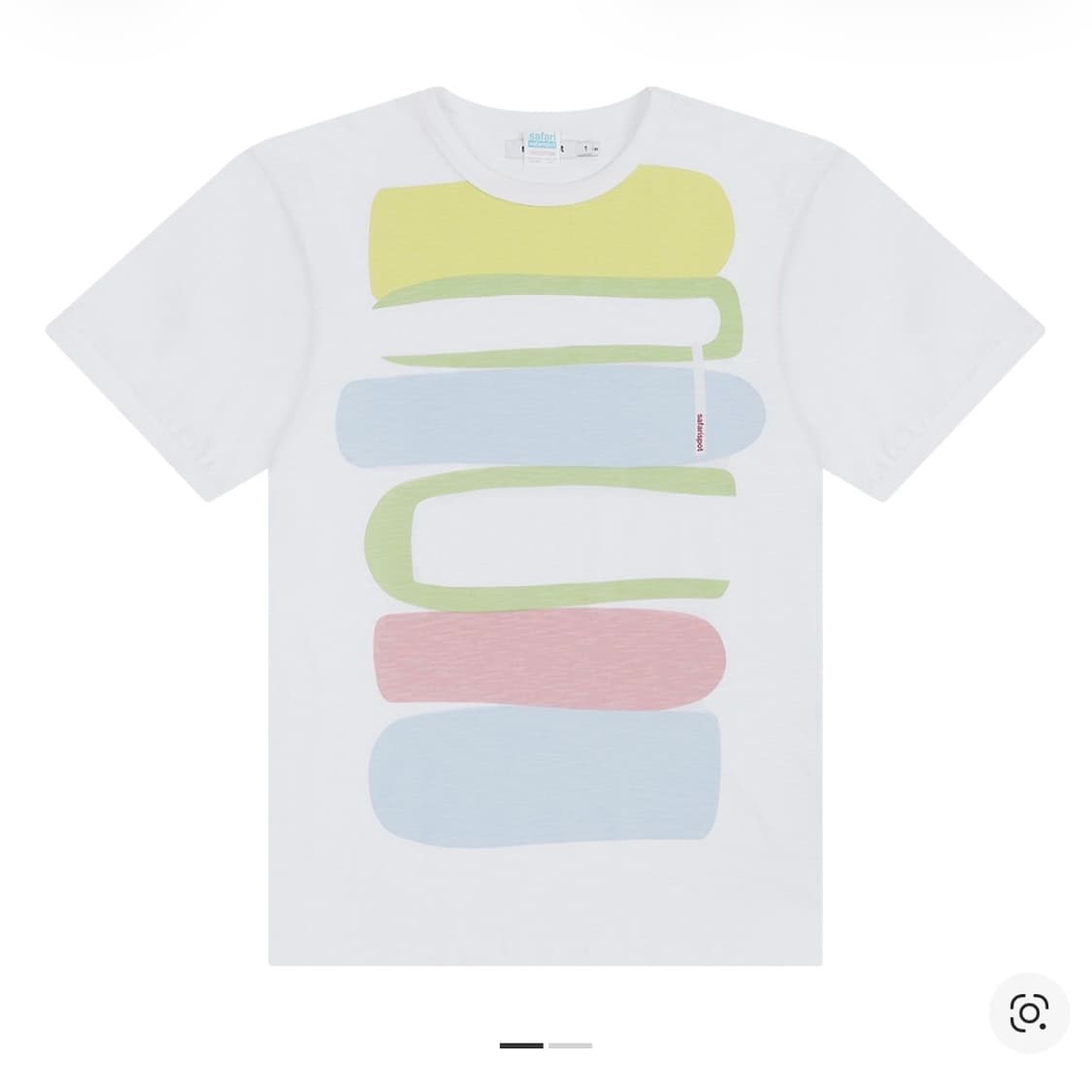 사파리스팟 리크루트 컬러 북마크 티 화이트 상품이미지1