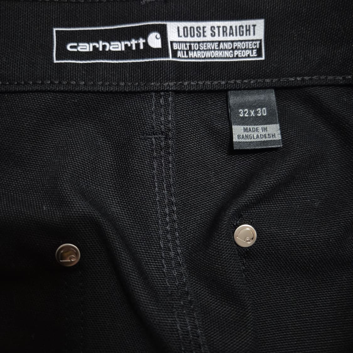 칼하트 B01 더블니 블랙 상품이미지6