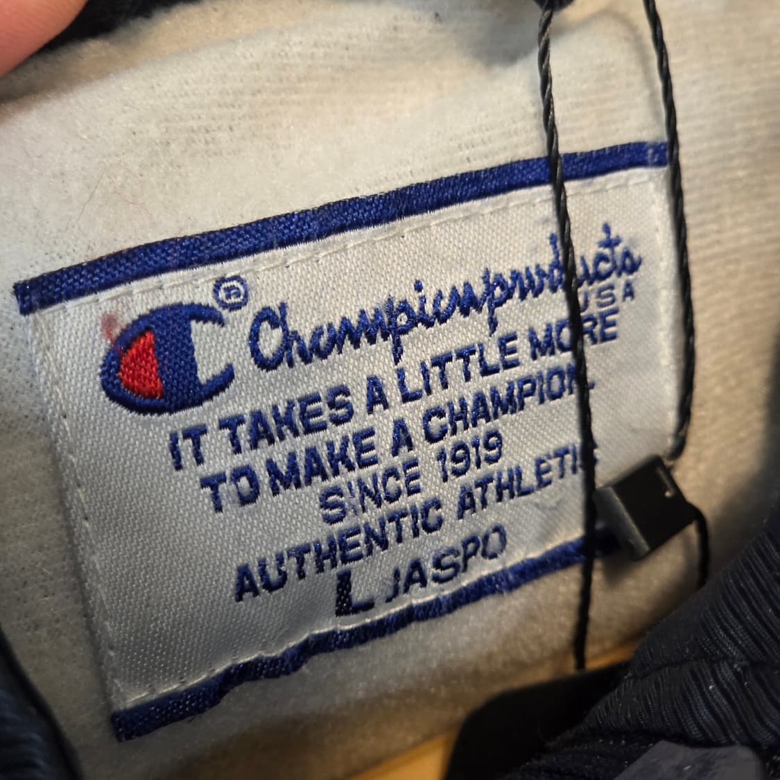 JPN 챔피온 네비이 사이드 라인 바람막이 자켓 상품이미지9