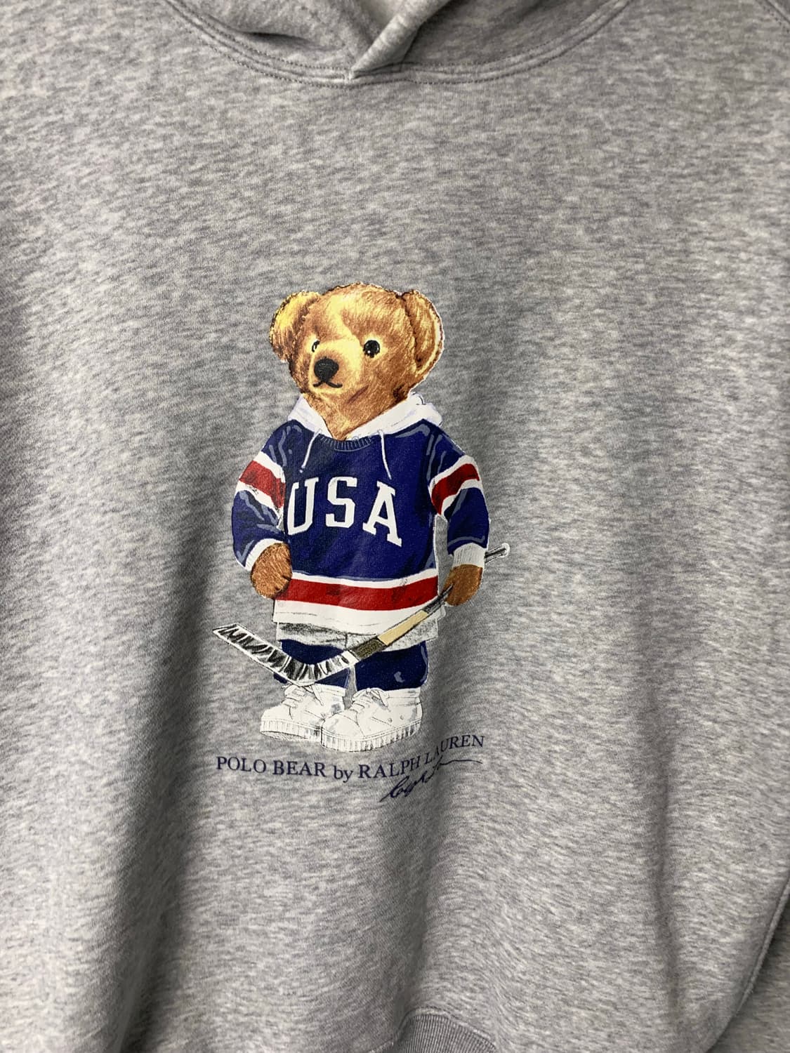폴로 랄프로렌 신형 하키베어 그레이 후드티 상품이미지4