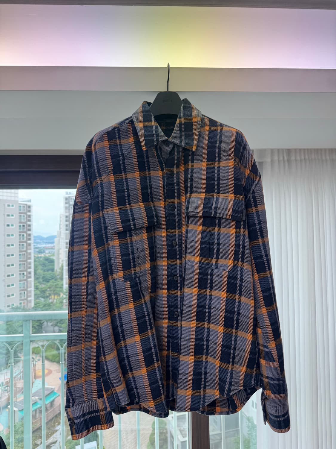 준지 / 20fw 옐로체크셔츠 / 46 상품이미지1