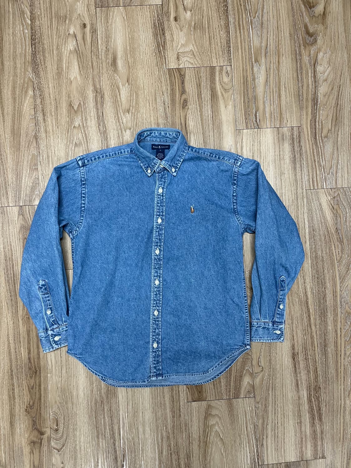 폴로 랄프로렌 컬러포니 데님 셔츠 상품이미지1