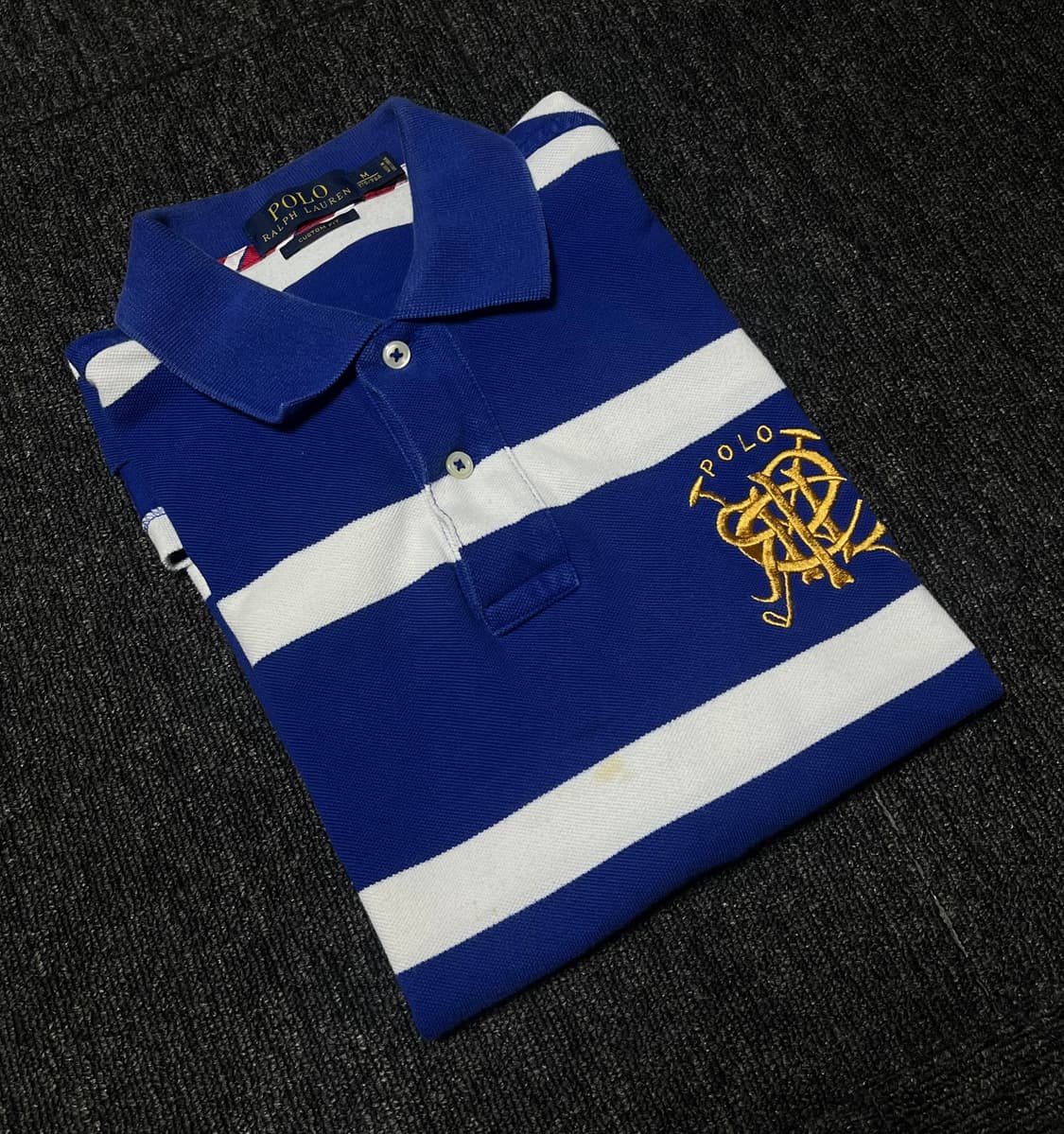 Polo Ralph Lauren Crest Striped Polo Shi 상품이미지3
