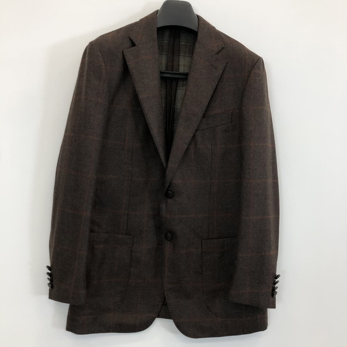 닥스 울 100% 브라운 체크 콤비자켓 100  상품이미지1