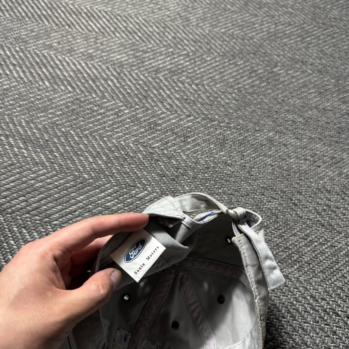 선인 모터스 Ford 포드 스펠아웃 자수 볼캡 모자 OS 상품이미지4