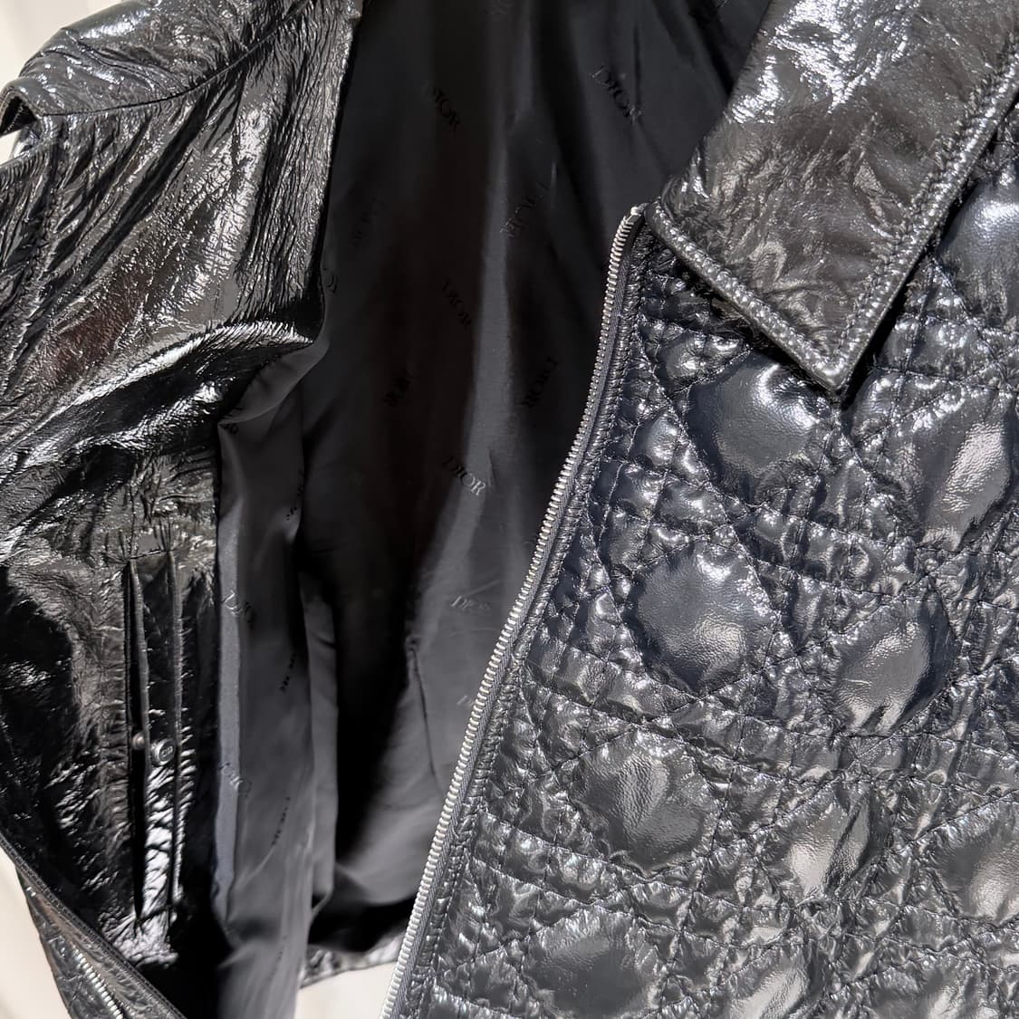 (A+/54) / 디올 까나쥬 경량 패딩 자켓 블랙 상품이미지6