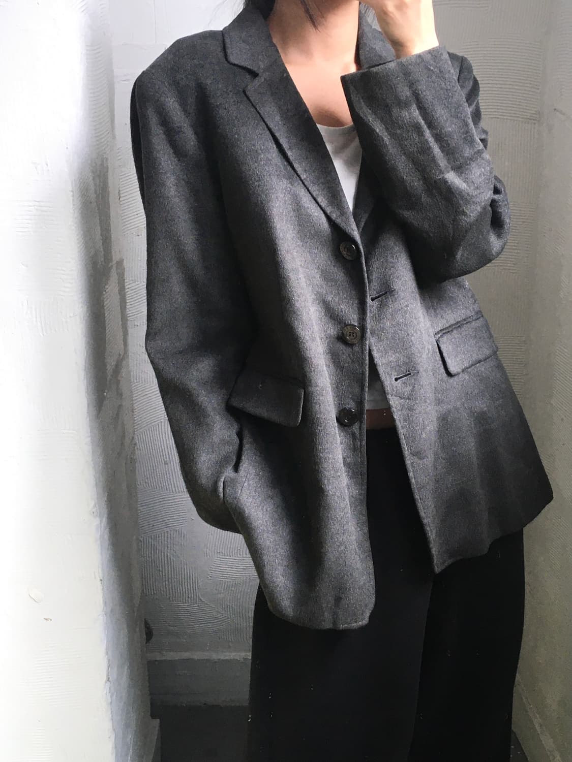 Moschino 모스키노 차콜 블레이저  상품이미지1