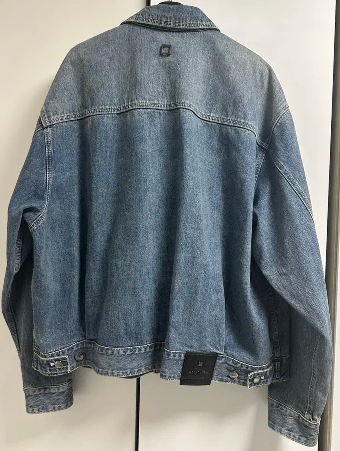 (50) 우영미 24FW 블루 레귤러 데님 자켓 상품이미지5