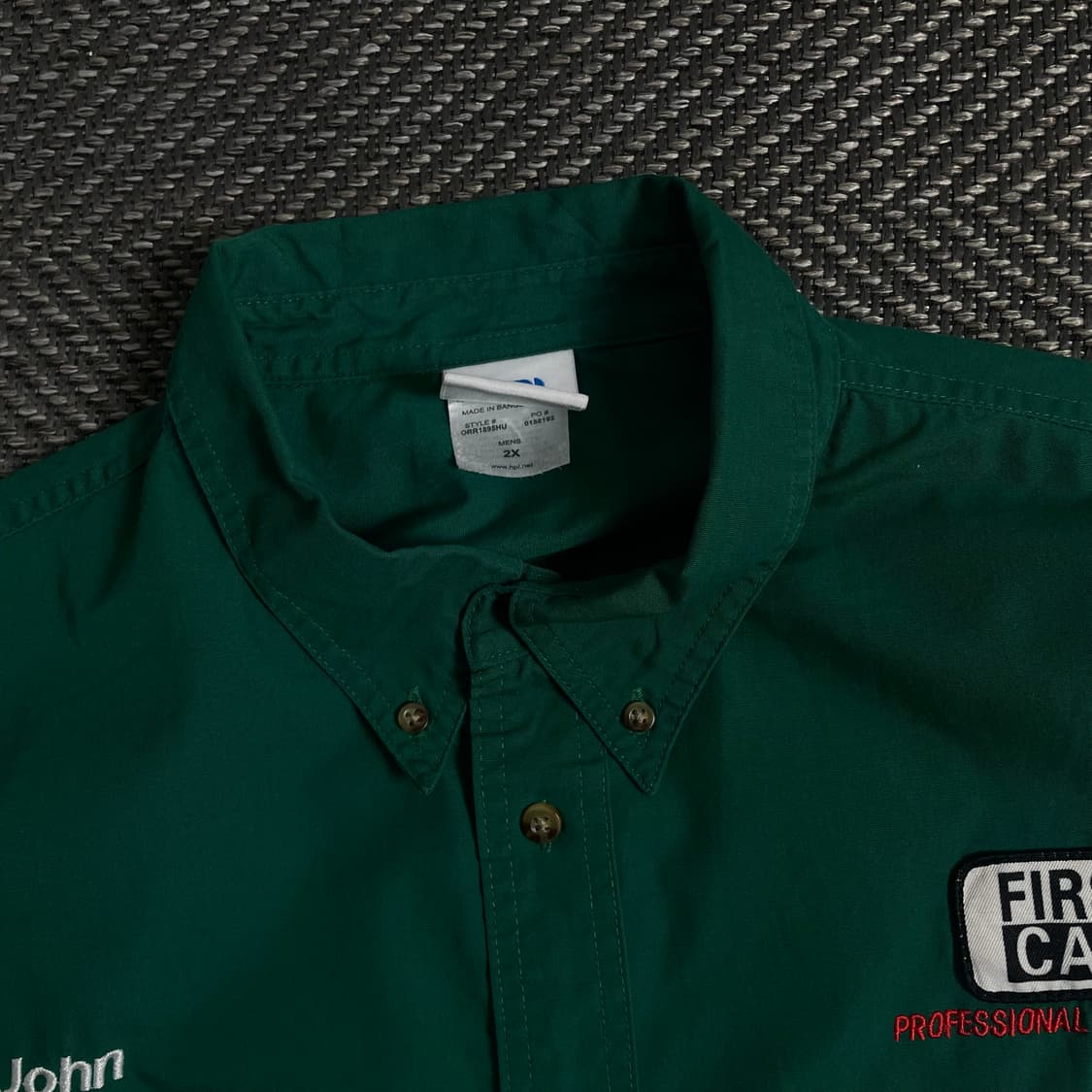 USA 오리지날 빈티지 박시핏 워크 셔츠o 3946 상품이미지4