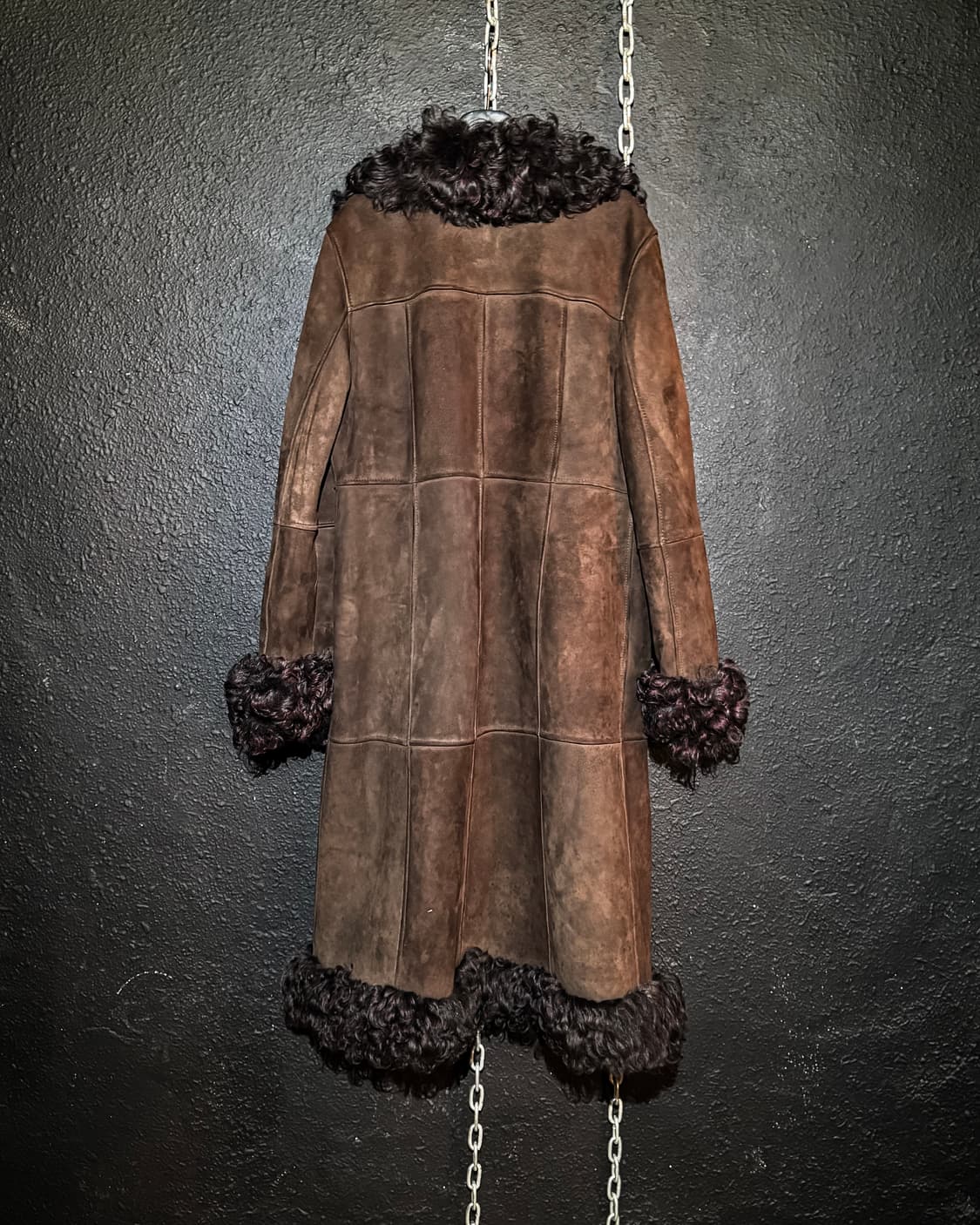 Lamb Fur Shearling Long Coat 상품이미지9