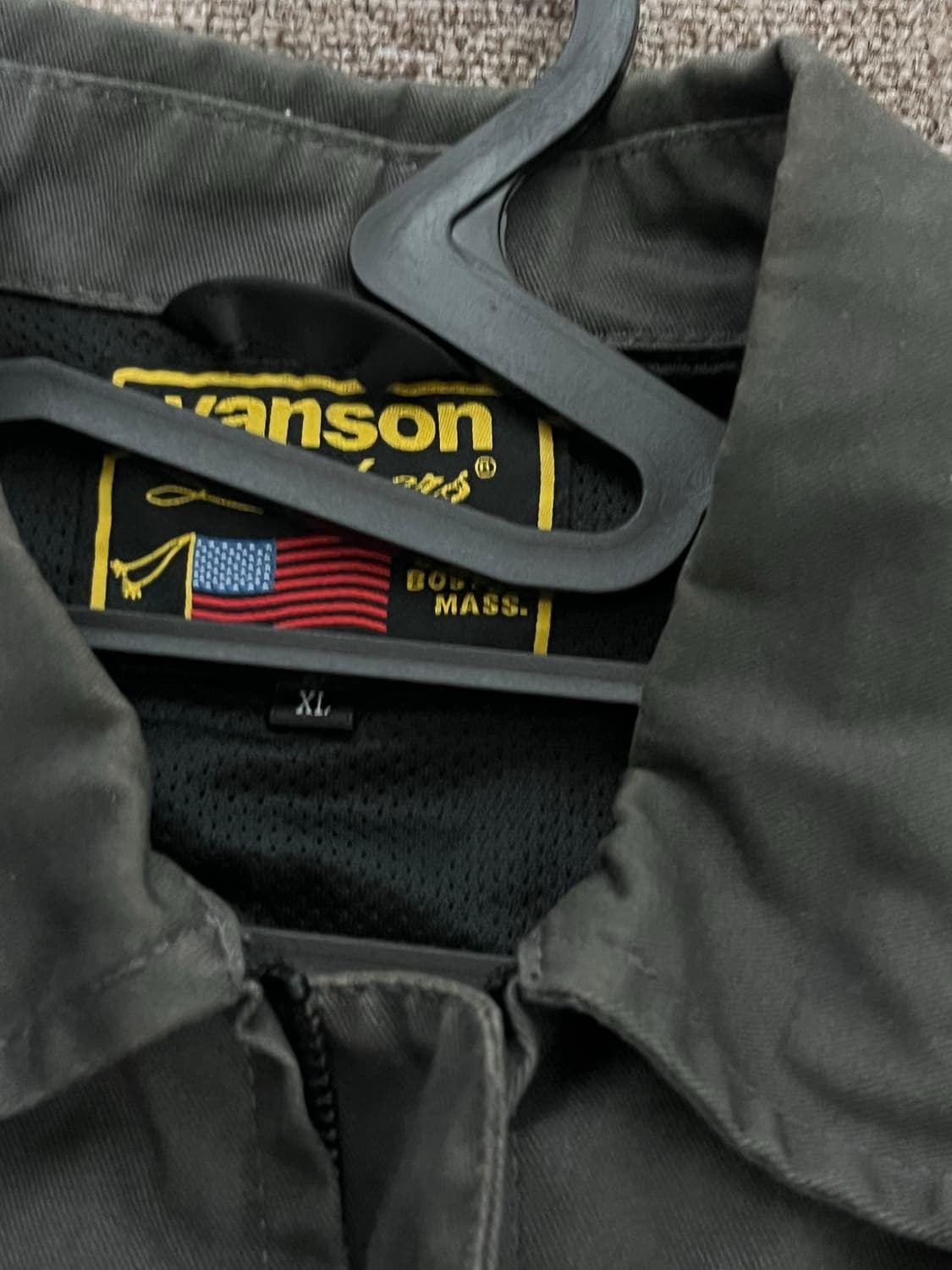 vanson 반슨 더블 와펜 자켓 XL 상품이미지3