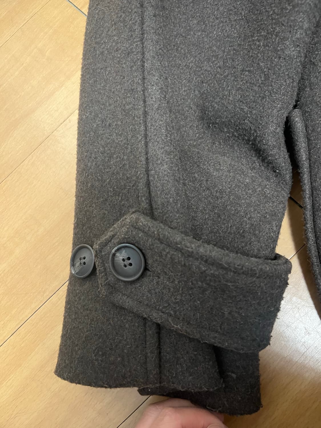 브라운 후디 코트 상품이미지5