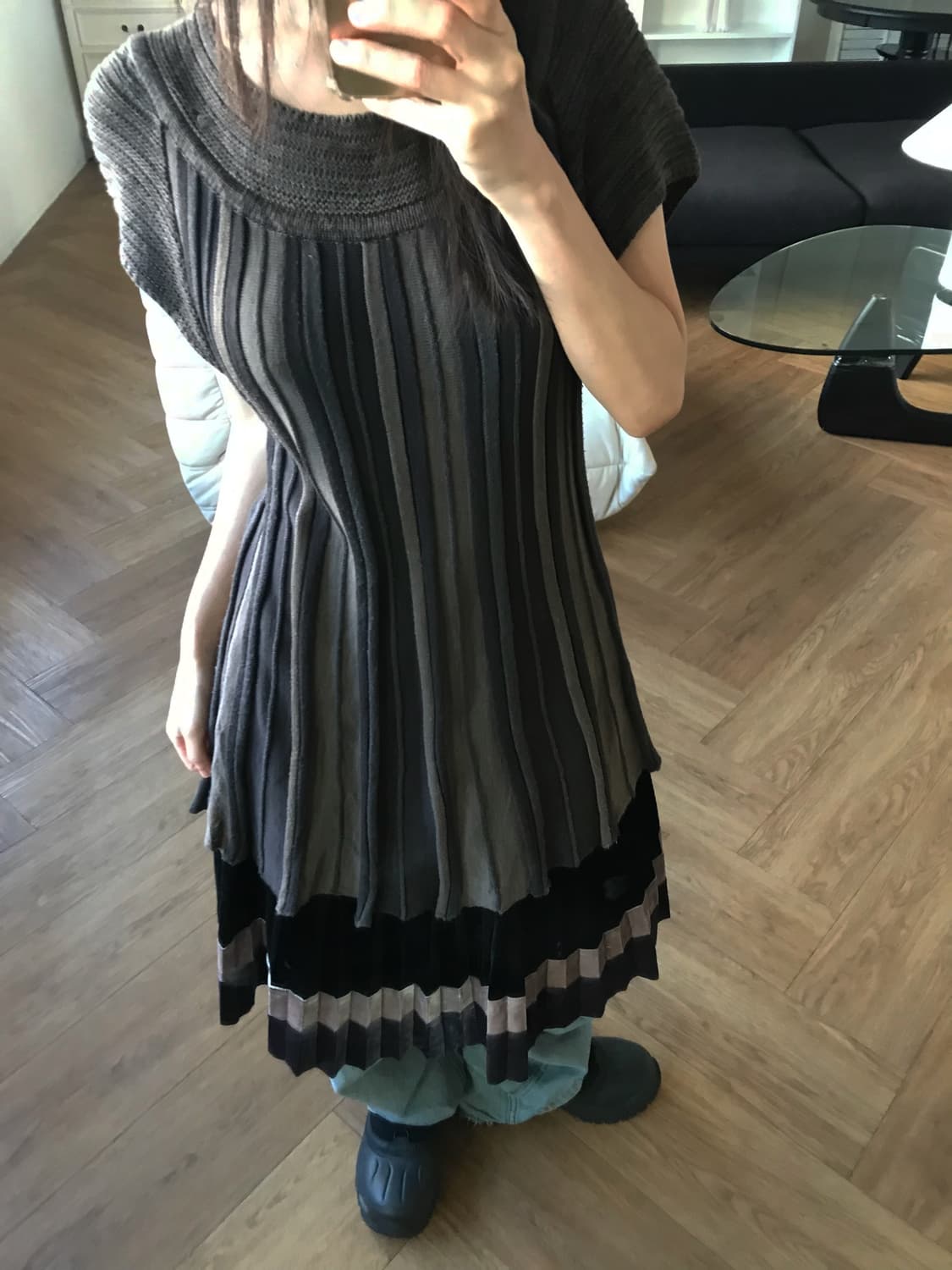 vintage knit one-piece 상품이미지3