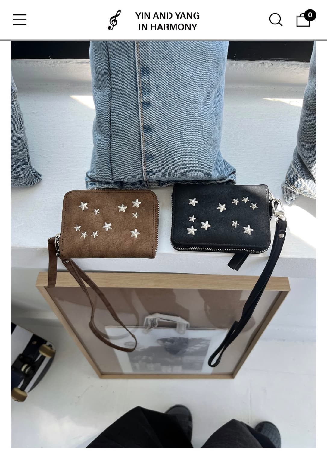 인앤양인하모니 제미나이 월렛 브라운 상품이미지5