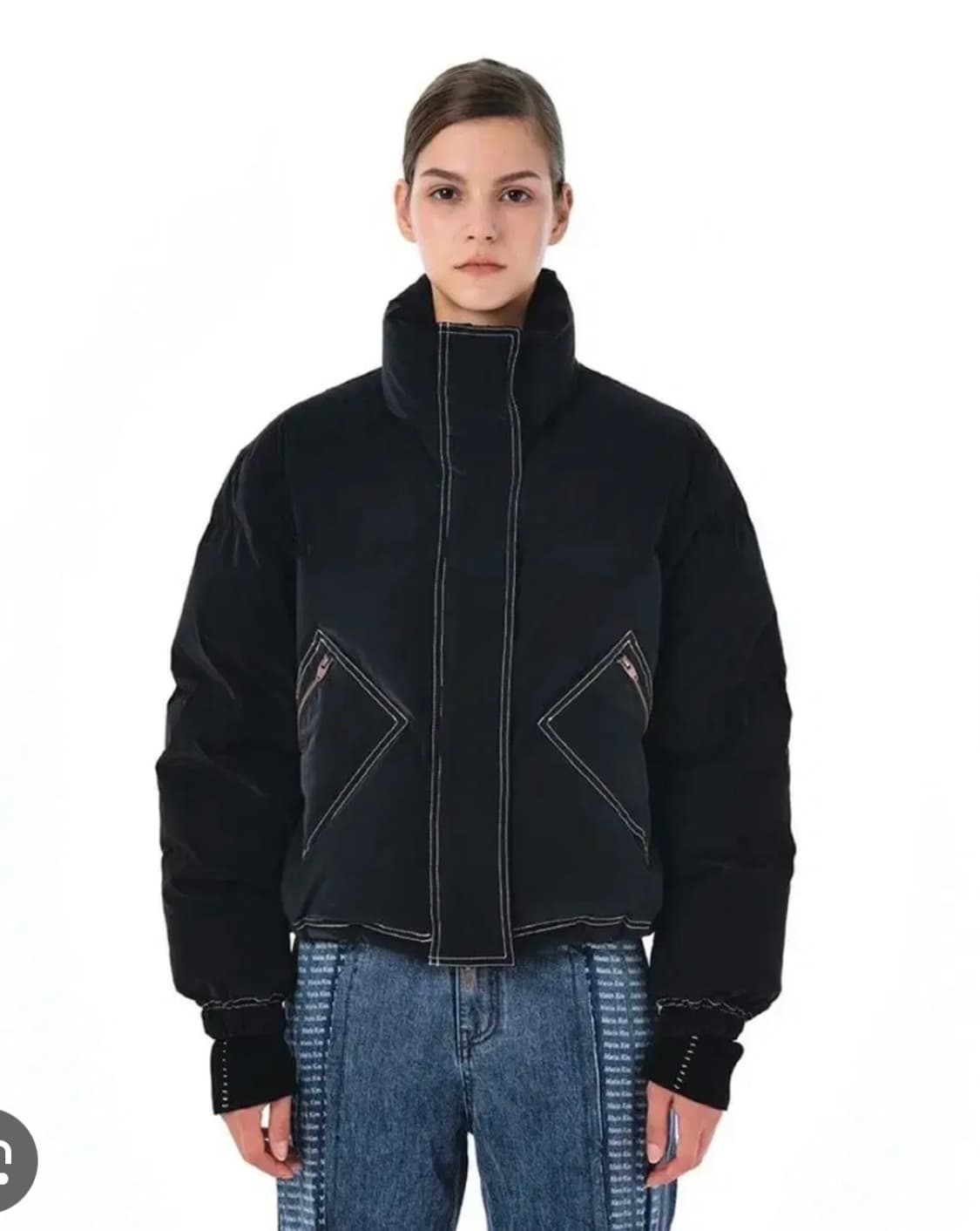 마뗑킴 스티치 패딩 여성용 상품이미지3