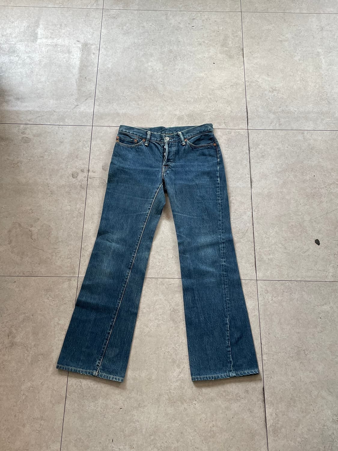 (45rpm) 45알피엠 플레어 데님팬츠 바지 상품이미지7