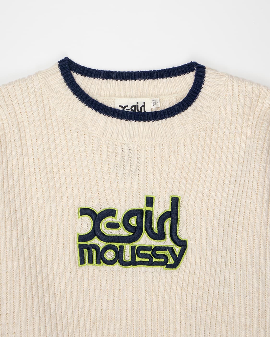 엑스 걸 X MOUSSY 와플 니트 상품이미지2