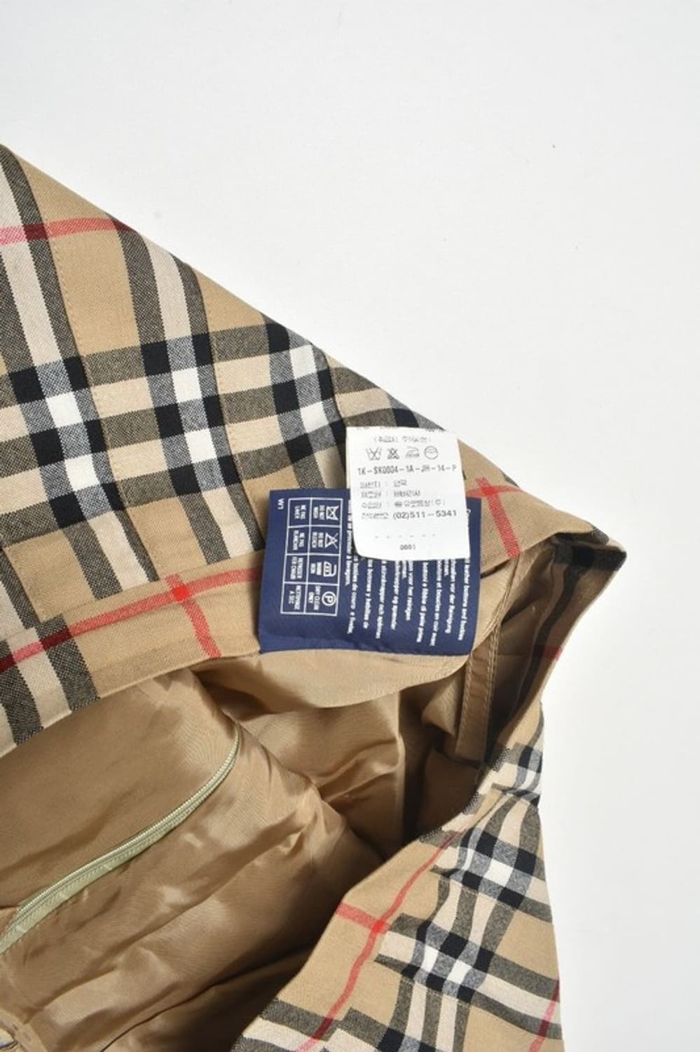 90S 버버리 노바체크 스커트 치마 N1166 상품이미지5