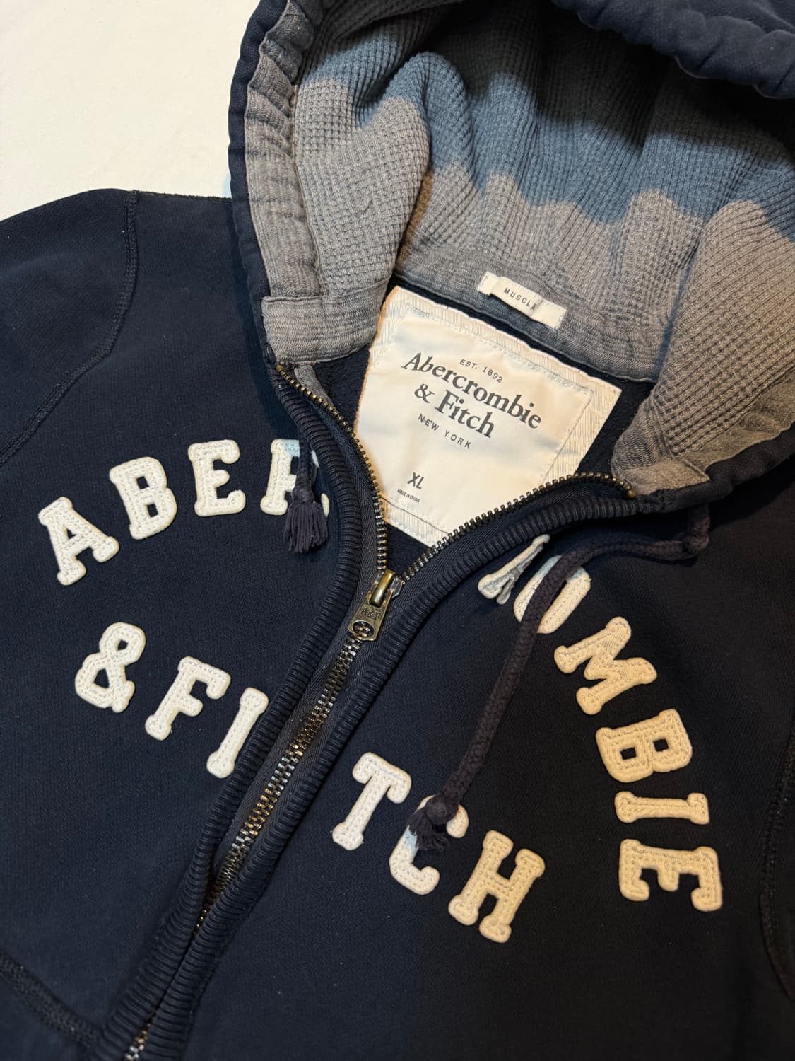 양홍원 아베크롬비 후드집업 네이비 상품이미지2