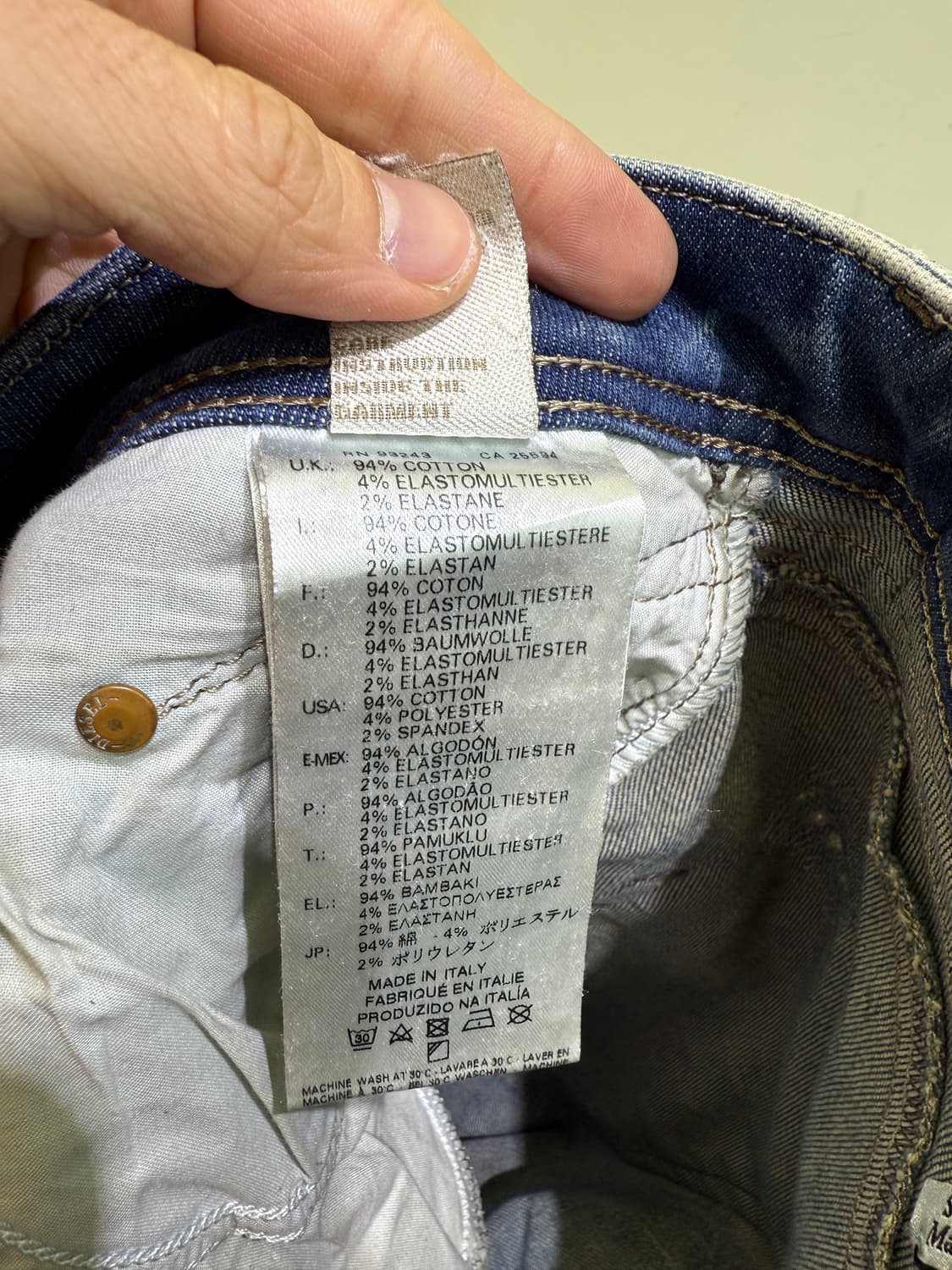 디젤 DIESEL (Made in Italy) 리페어진 상품이미지10