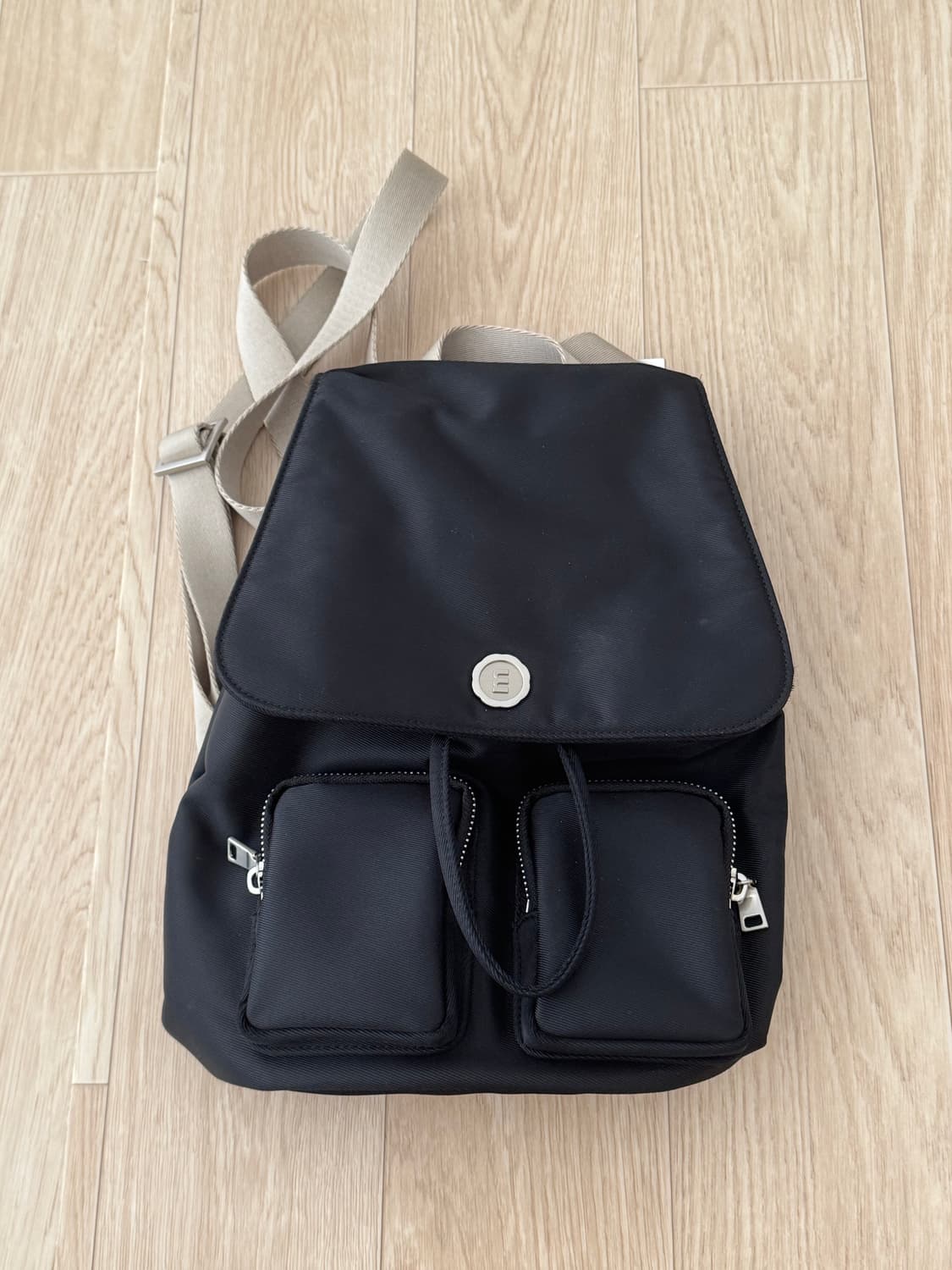 미닛뮤트 클로 백팩 믹스블랙 상품이미지1