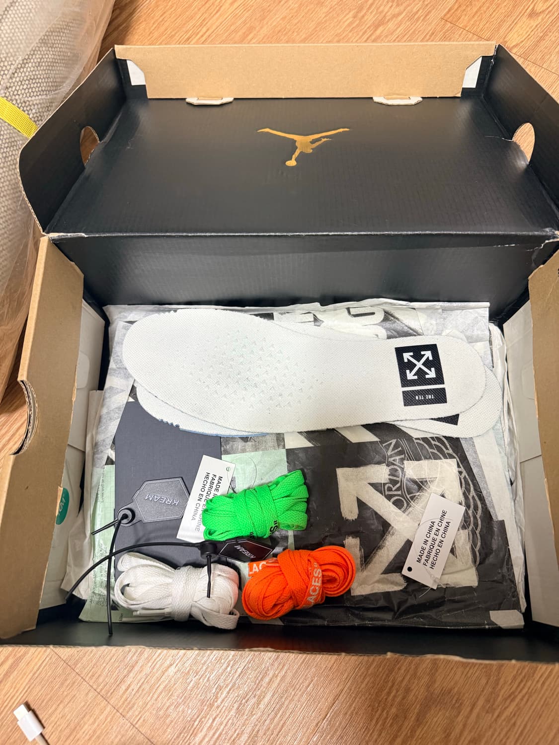 [260] 조던 1 x 오프화이트 레트로 하이 시카고 더 텐 상품이미지8