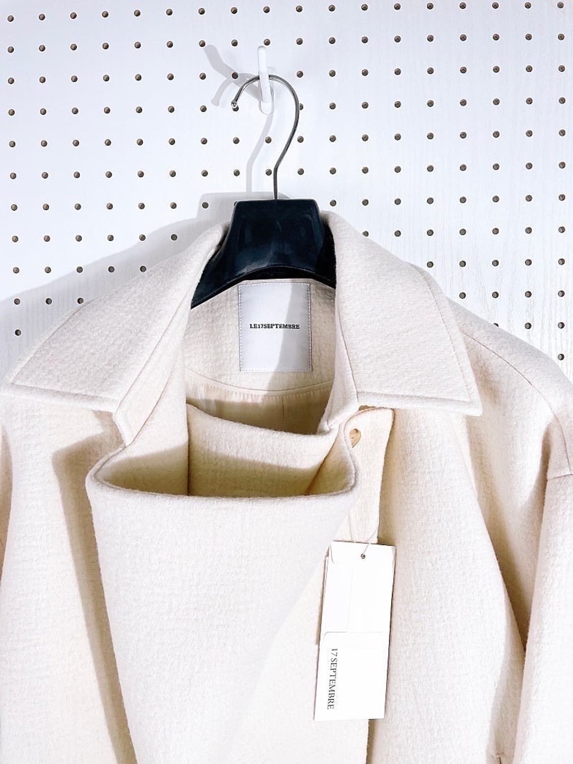 (정품/새상품) 르917 여성 울 드레이프 크롭 자켓 상품이미지3